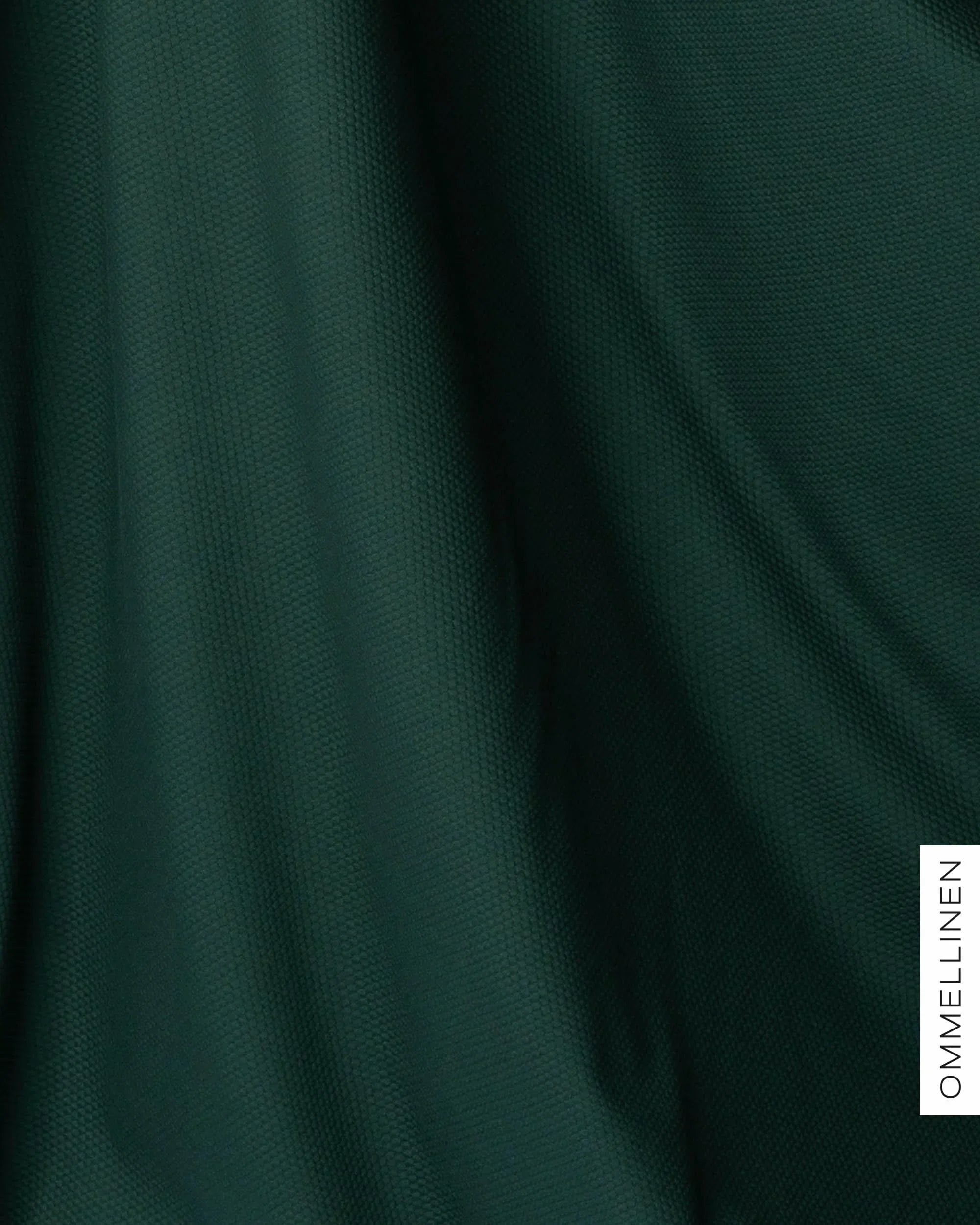 Luomupuuvillaneulos, Kohokuvio - tummanvihreä