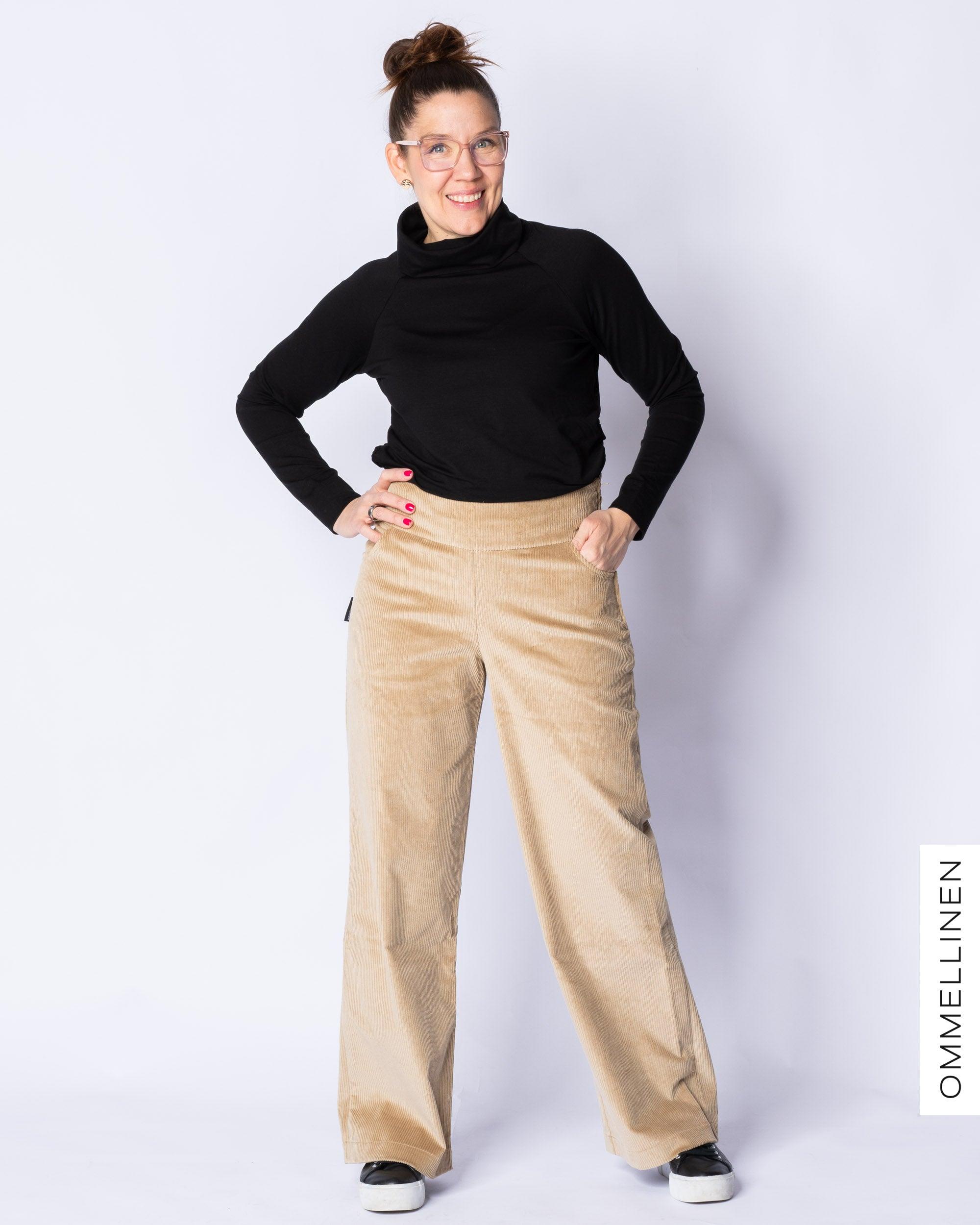 CORDUROY pants - LONG LENGTH, sand - slight II-quality