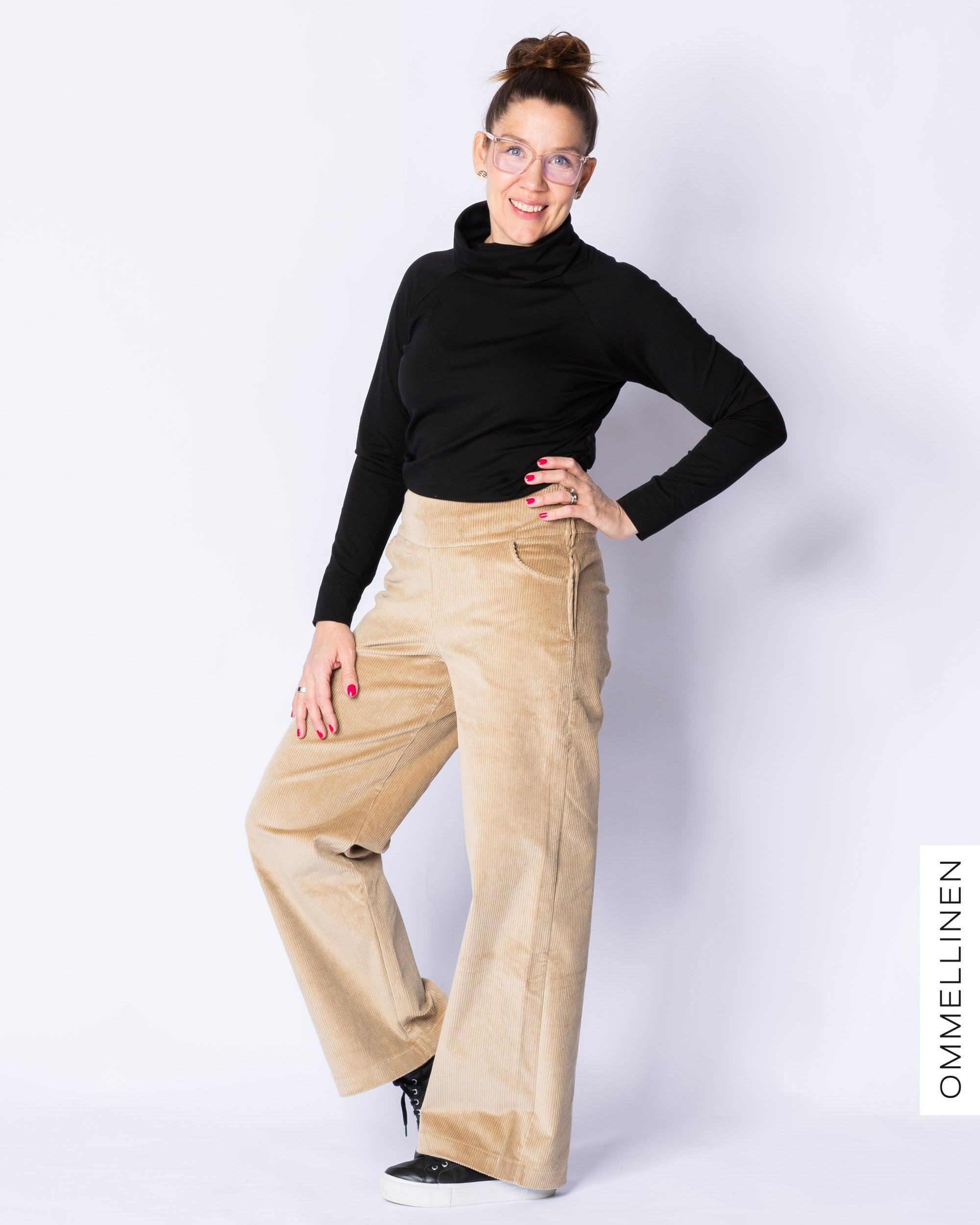 CORDUROY pants - LONG LENGTH, sand - slight II-quality