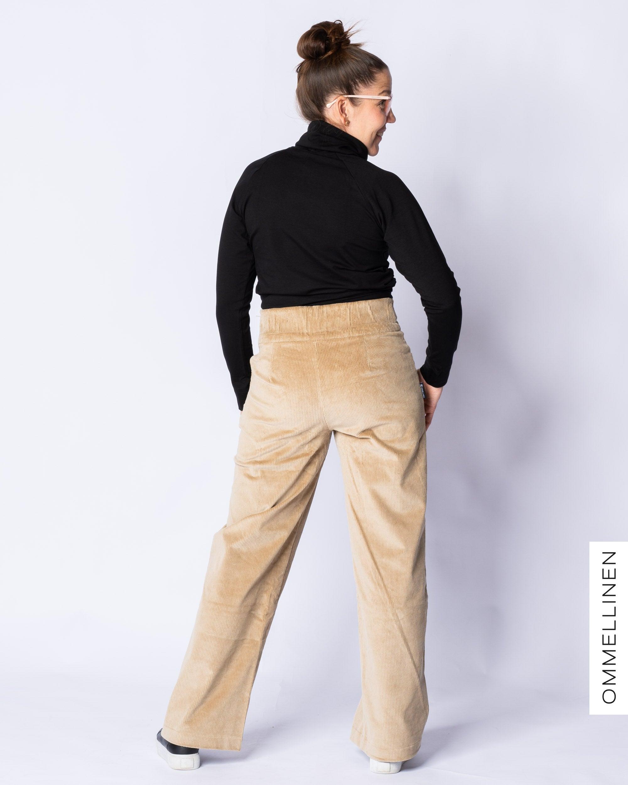 CORDUROY pants - LONG LENGTH, sand - slight II-quality