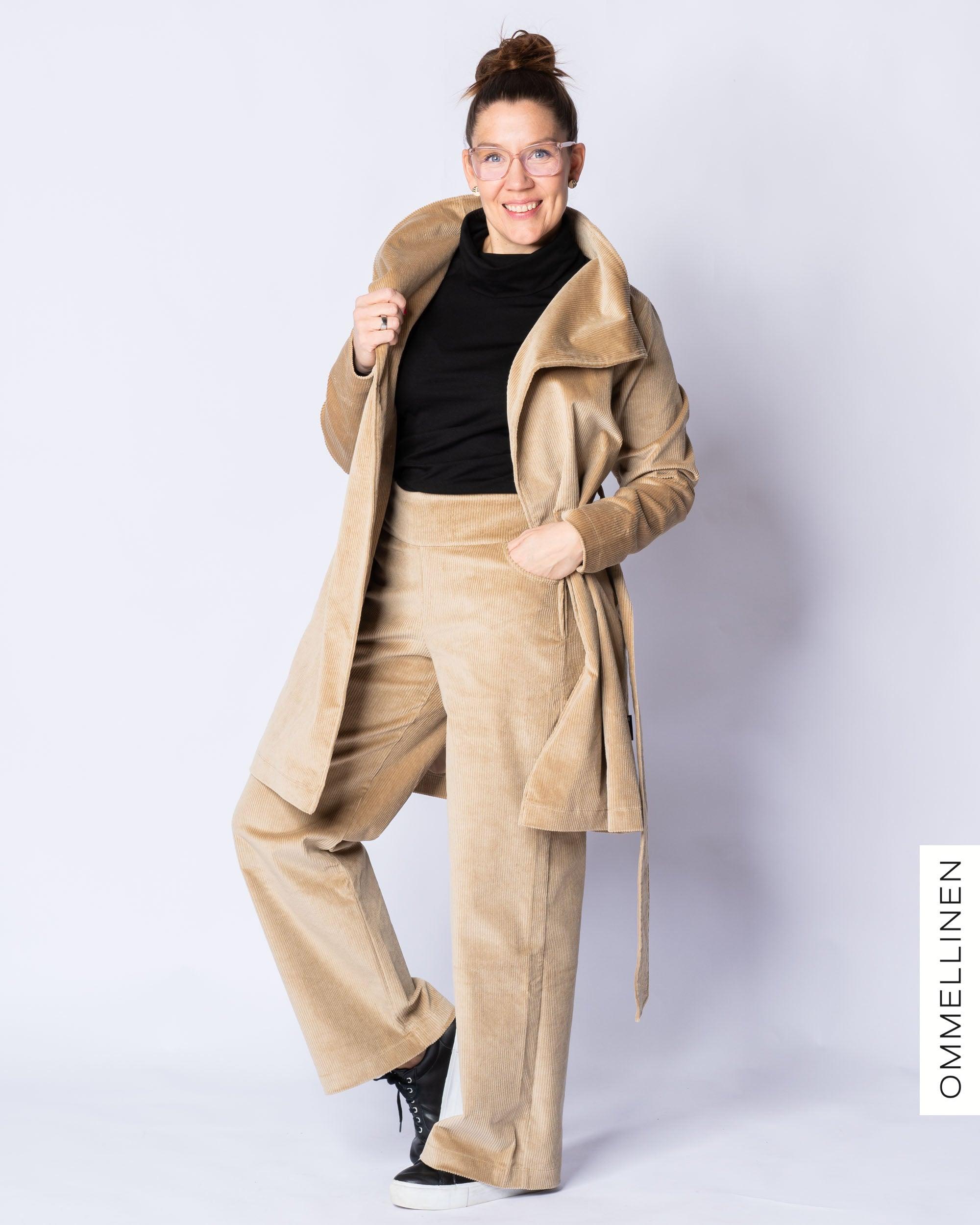 CORDUROY pants - LONG LENGTH, sand - slight II-quality