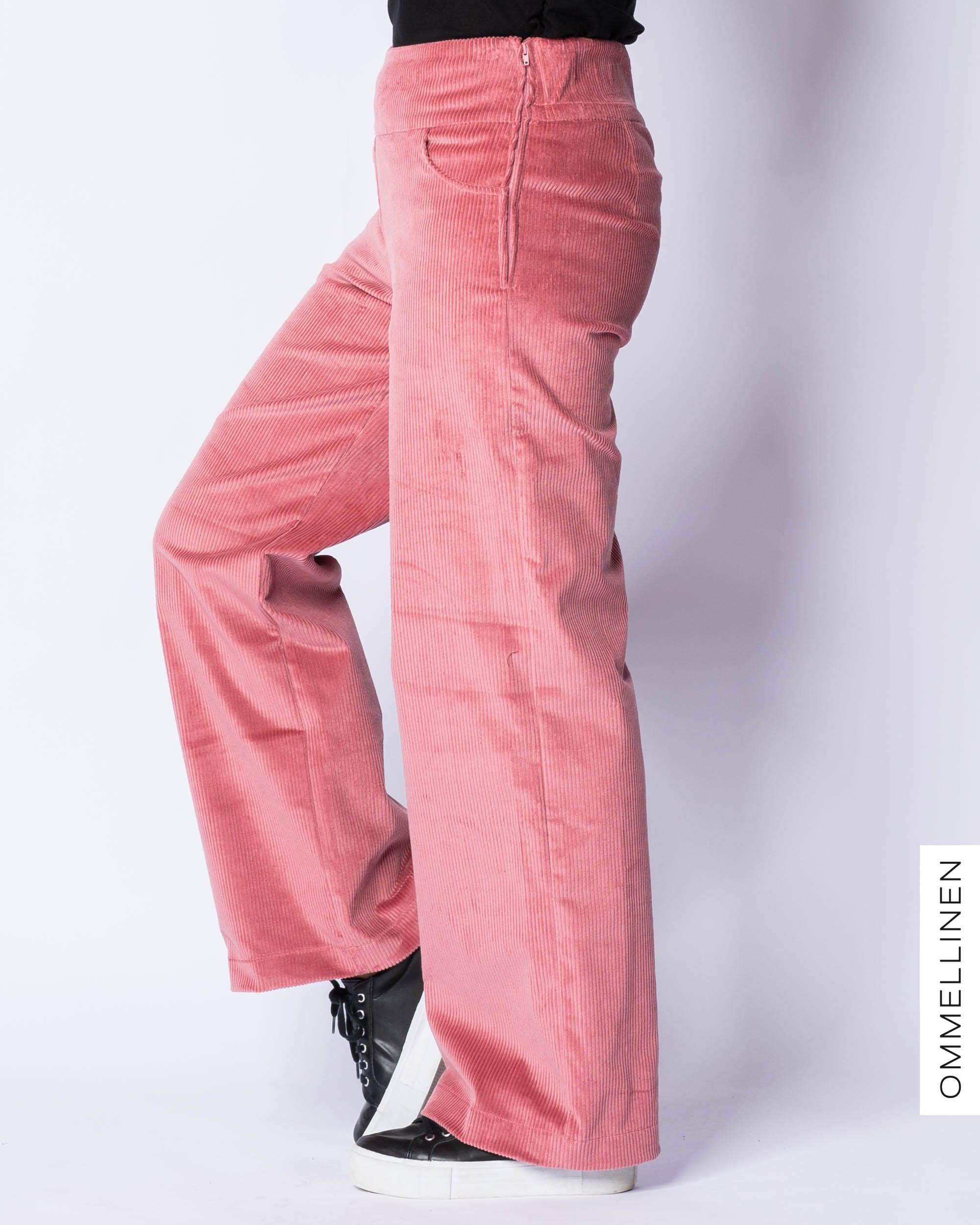 CORDUROY pants - NORMAL LENGTH, rose - slight II-quality