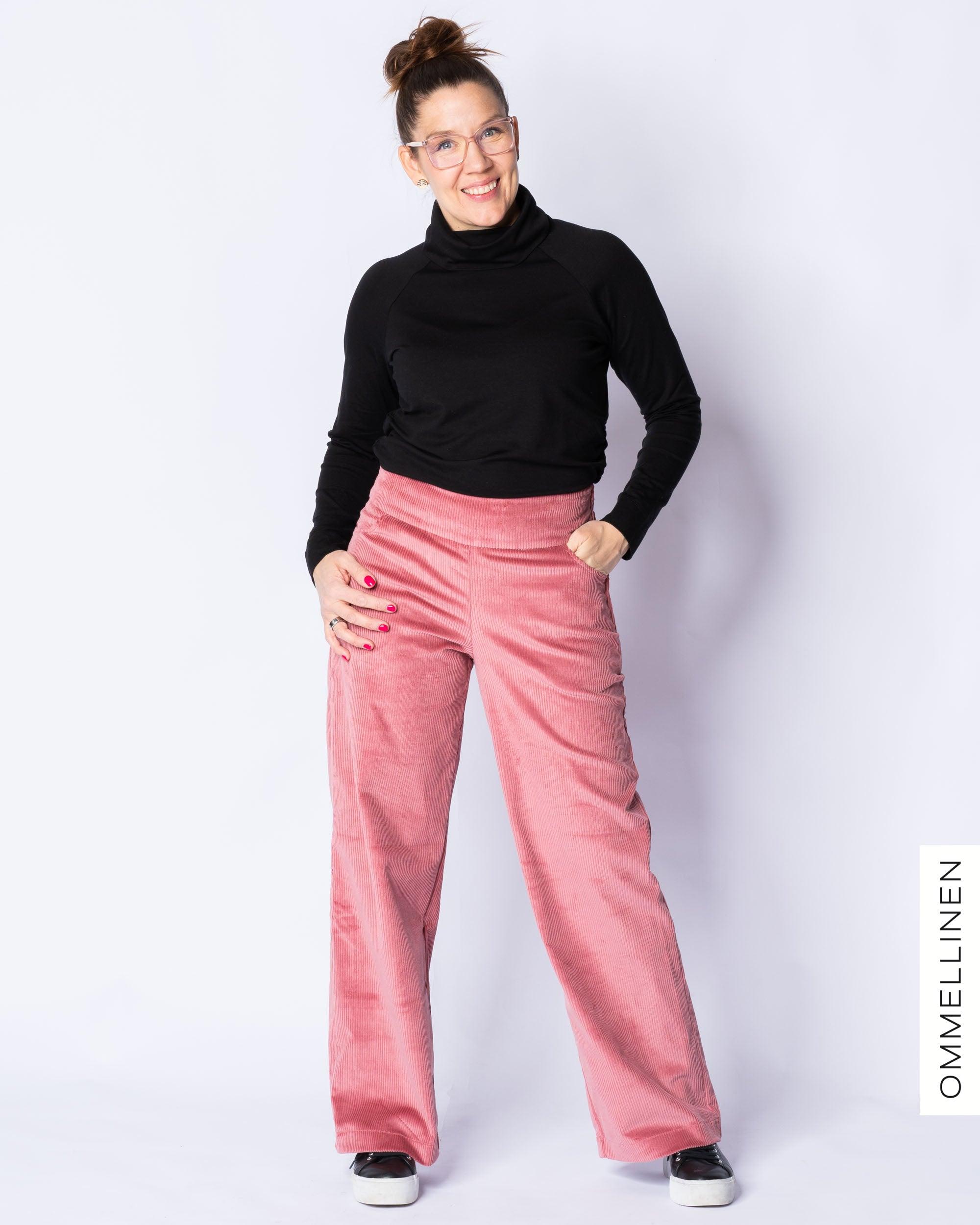 CORDUROY pants - NORMAL LENGTH, rose - slight II-quality