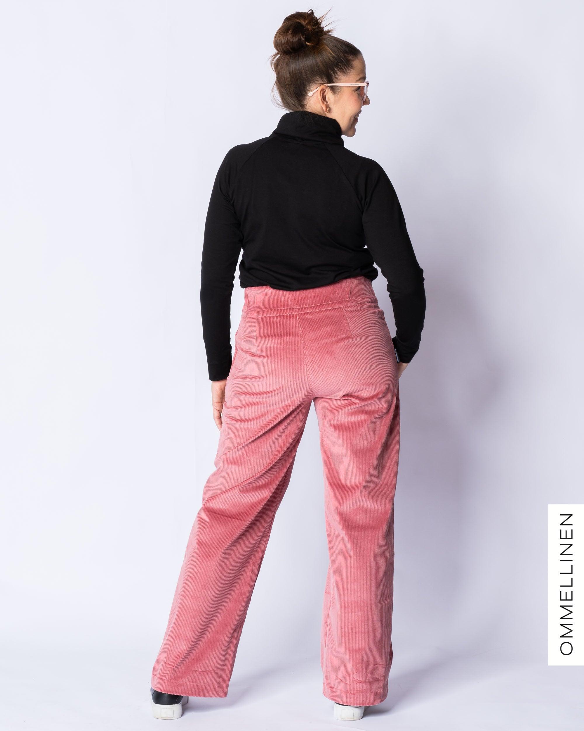 CORDUROY pants - NORMAL LENGTH, rose - slight II-quality