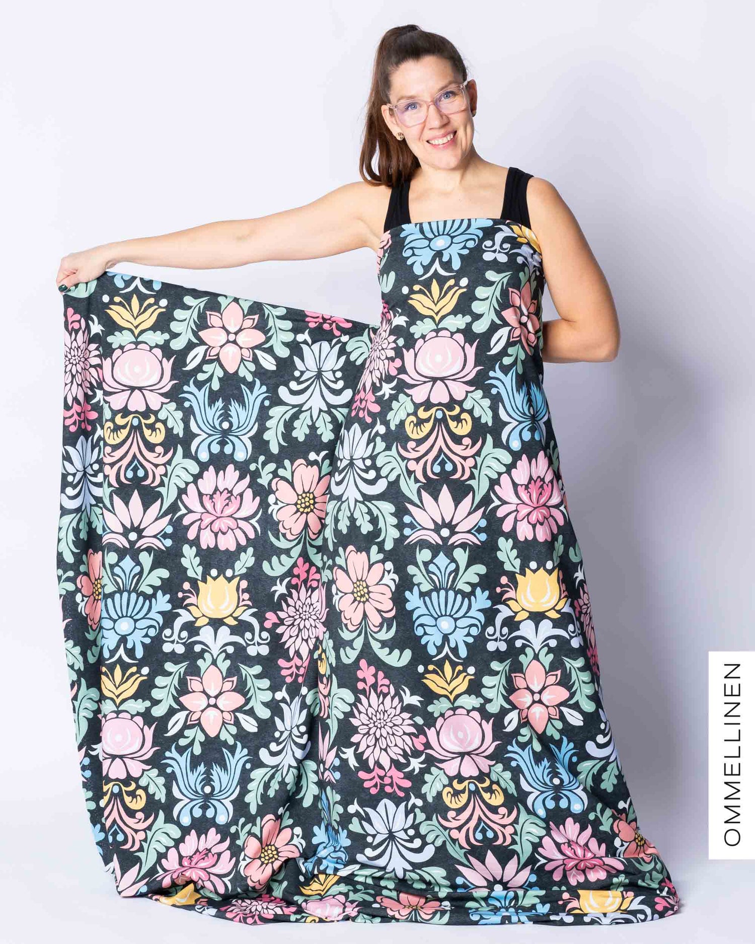 French terry, Brokadi - pastel