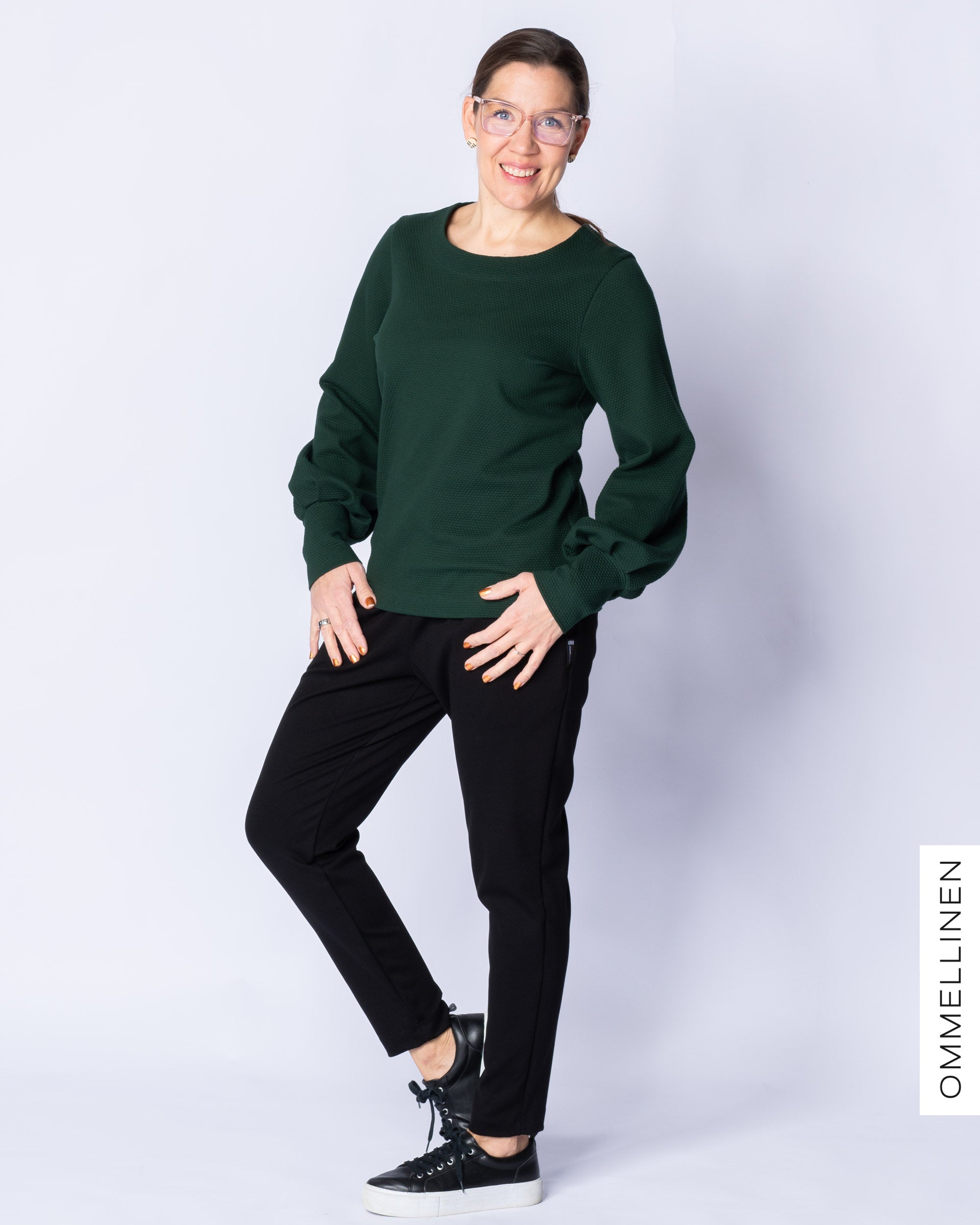 Laskospaita, tummanvihreä