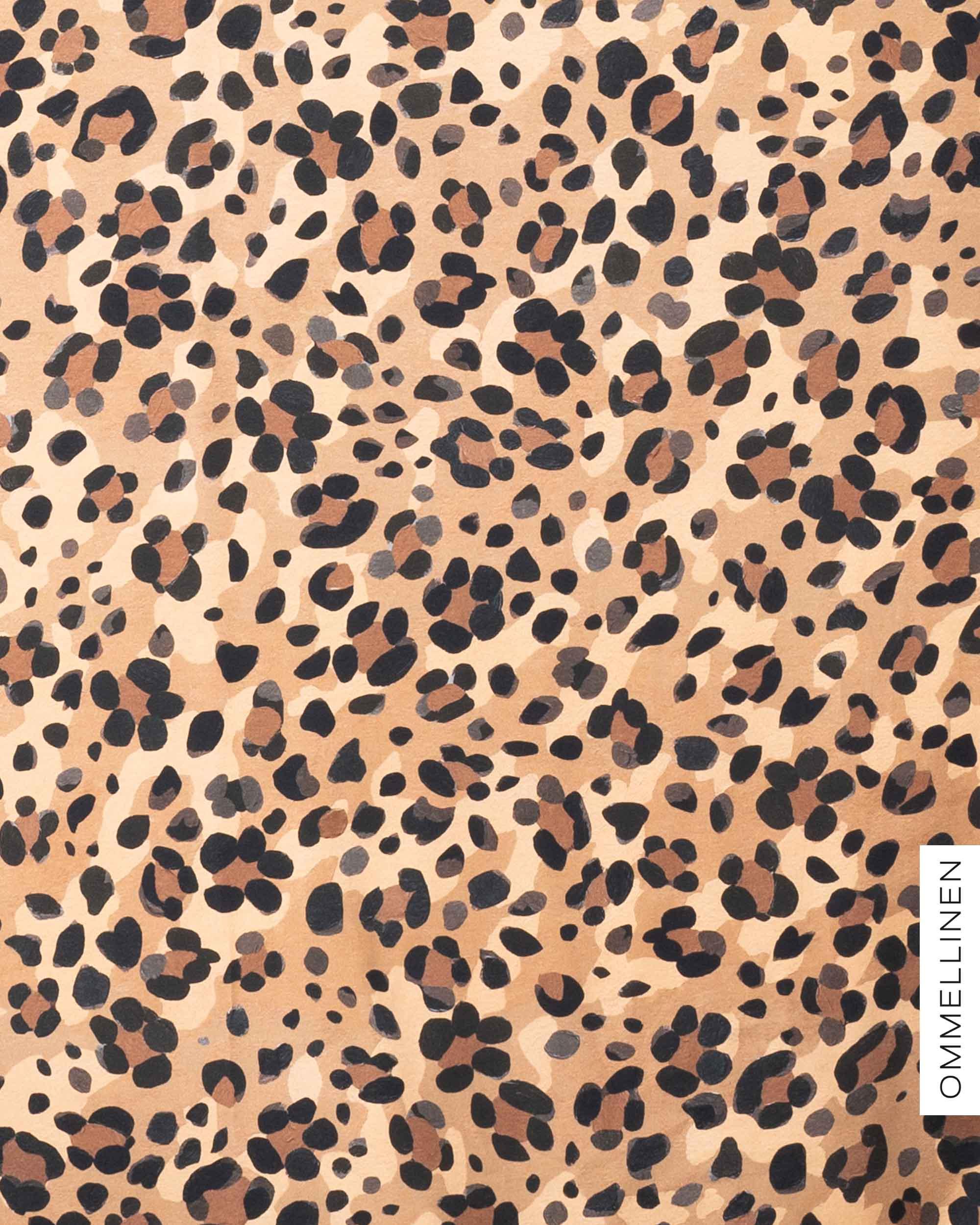 Digitrikoo - PALA, Kukkaleopardi - ruskea