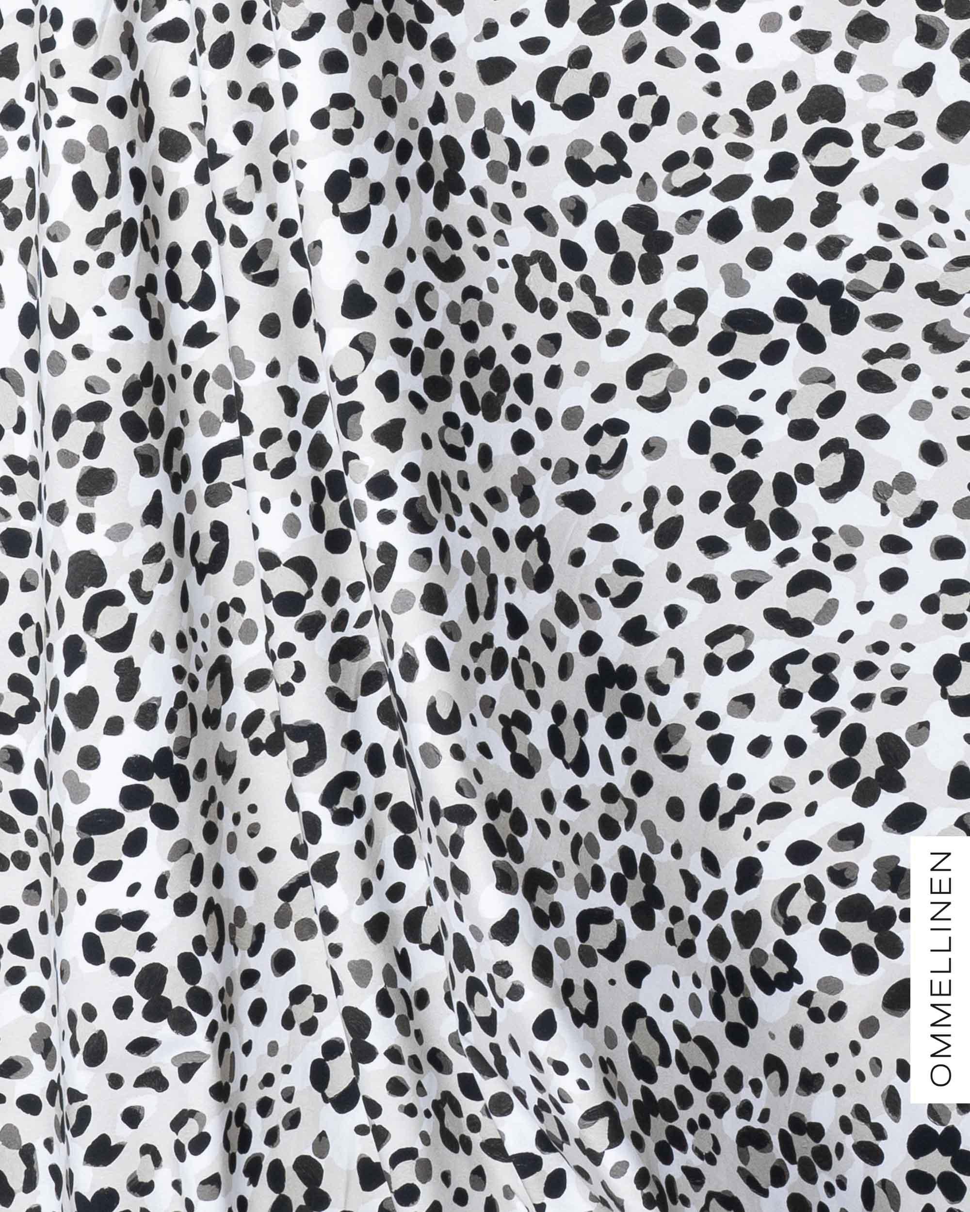 Digitrikoo - PALA, Kukkaleopardi - harmaa