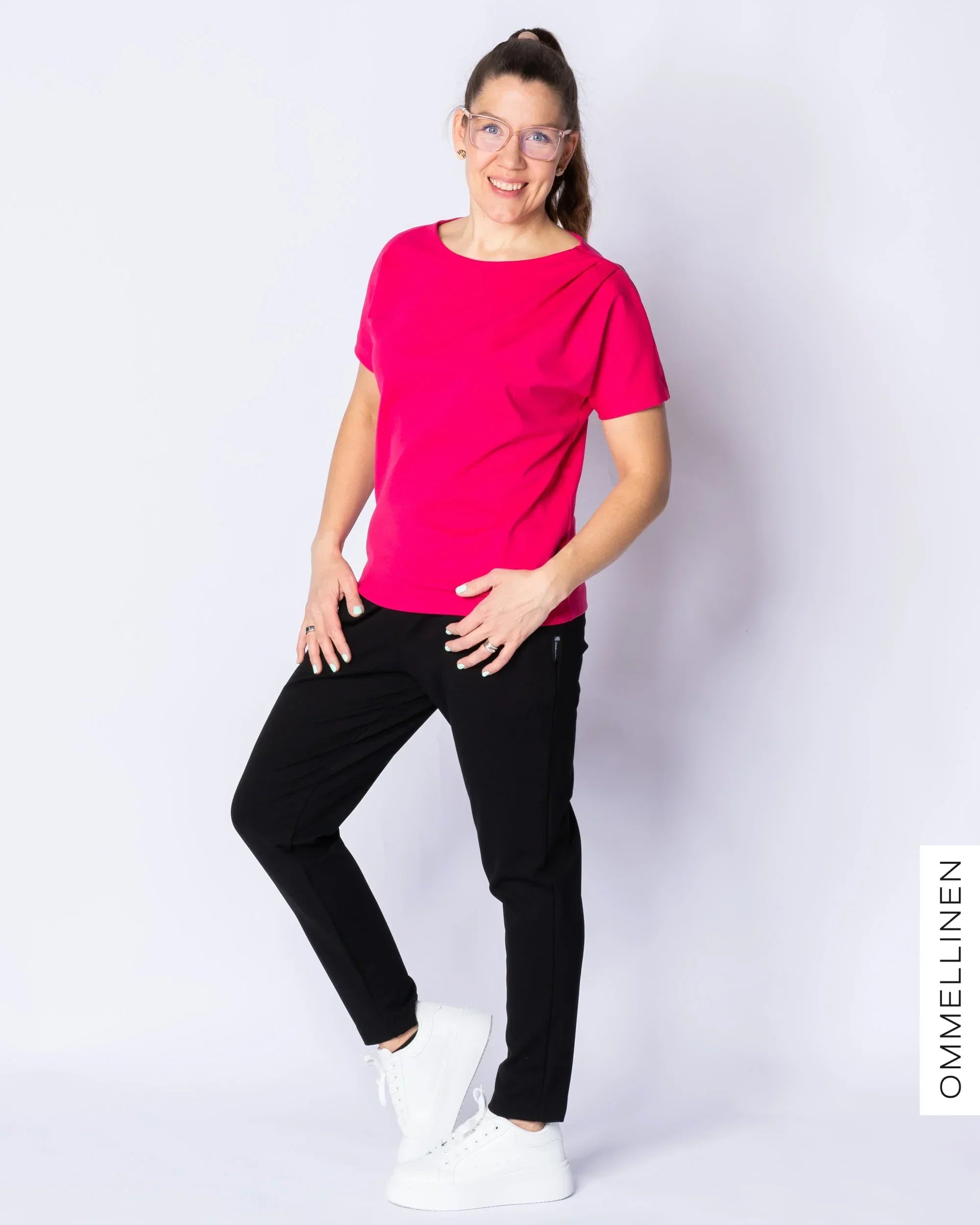 WHOOPS! LASKOS t-shirt, pink - XL