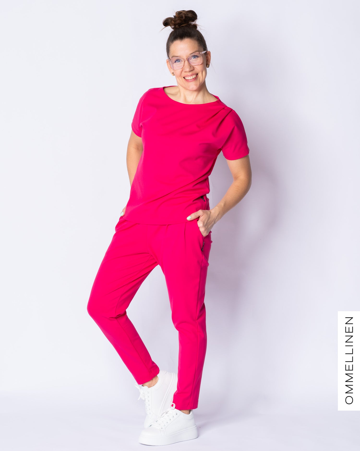 HUPS! Laskosteeppari, pinkki - XL