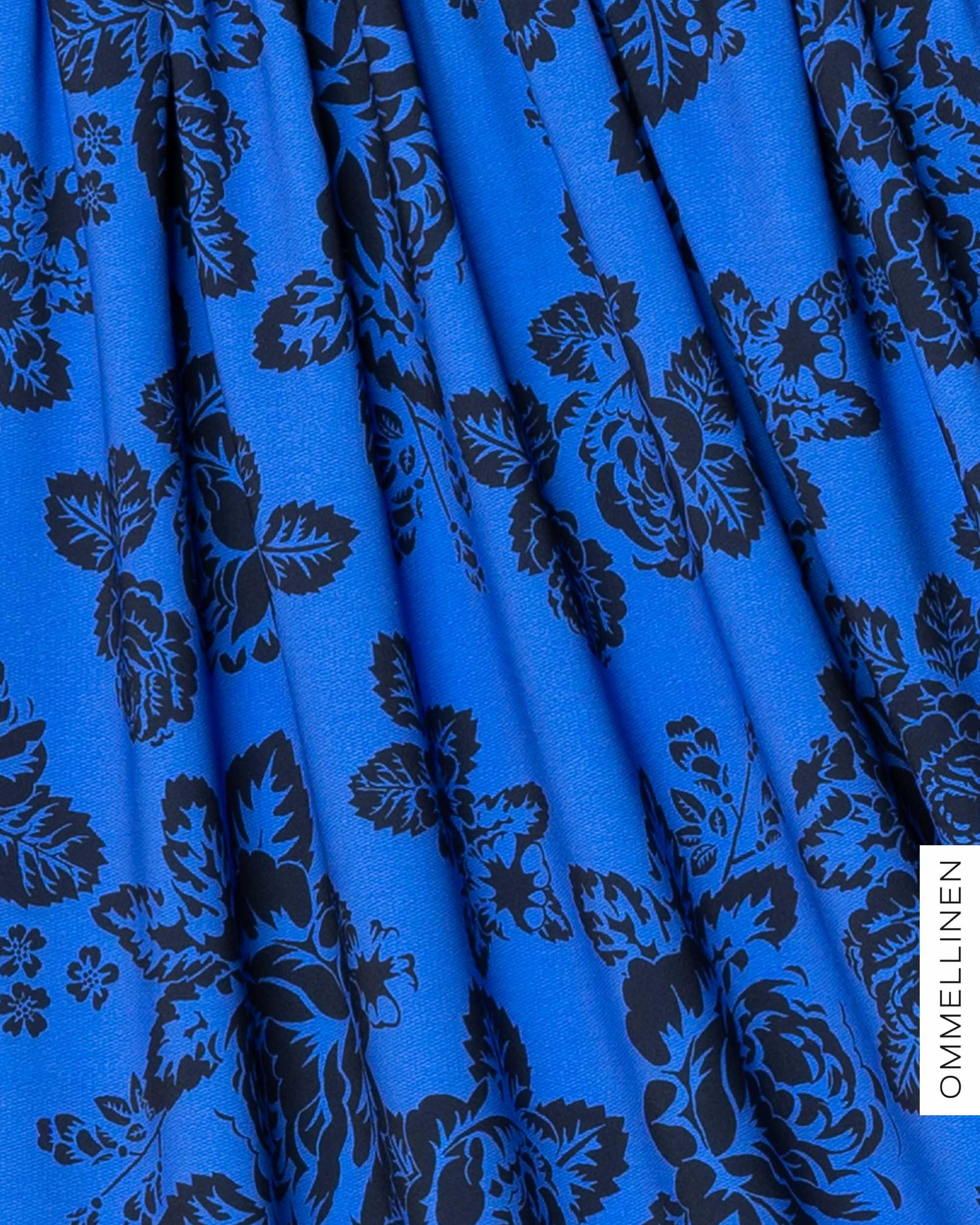 Lycra, Babushka Roses Pitsi - sininen