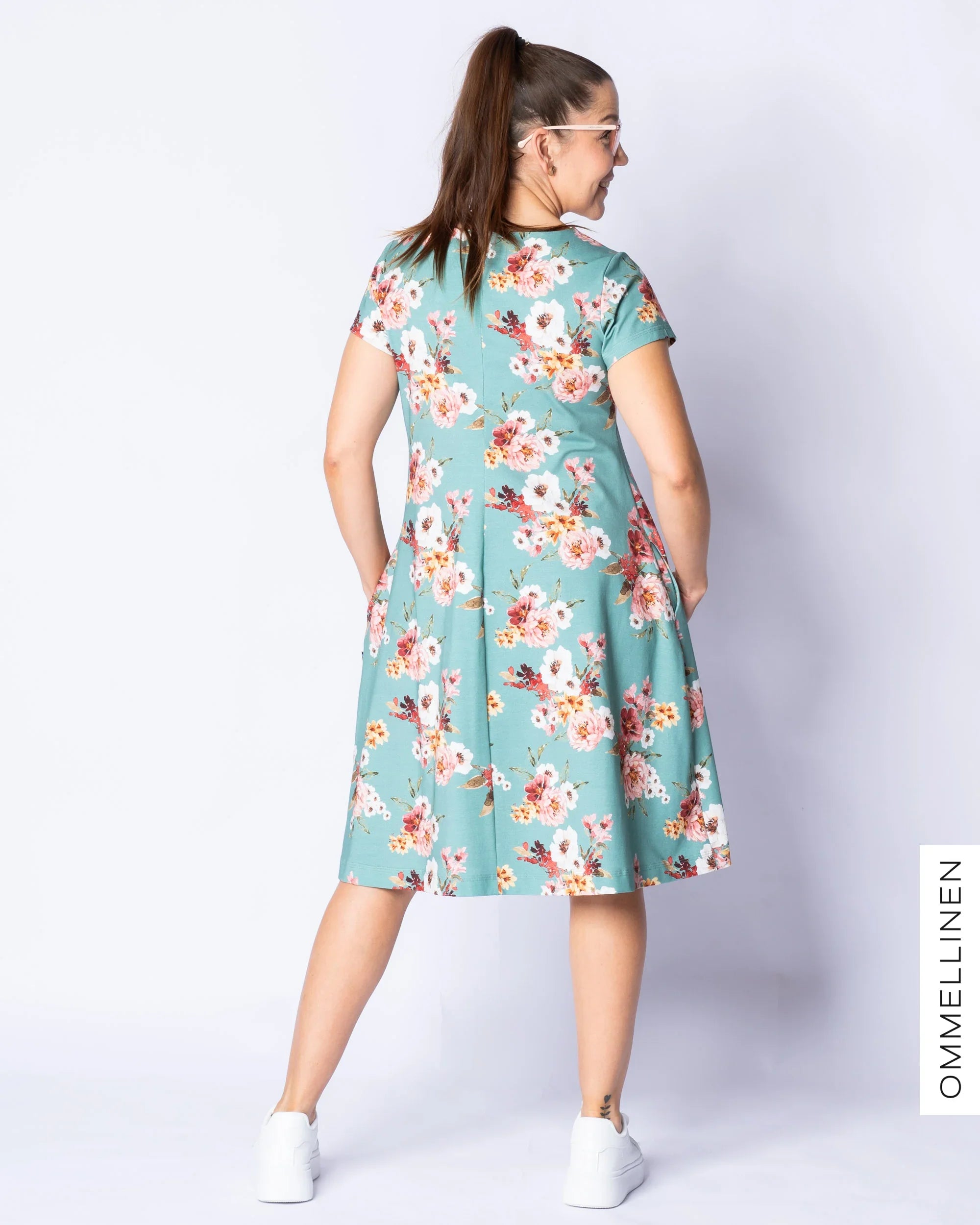 DRESS tunic - short sleeve, Vieno - water green