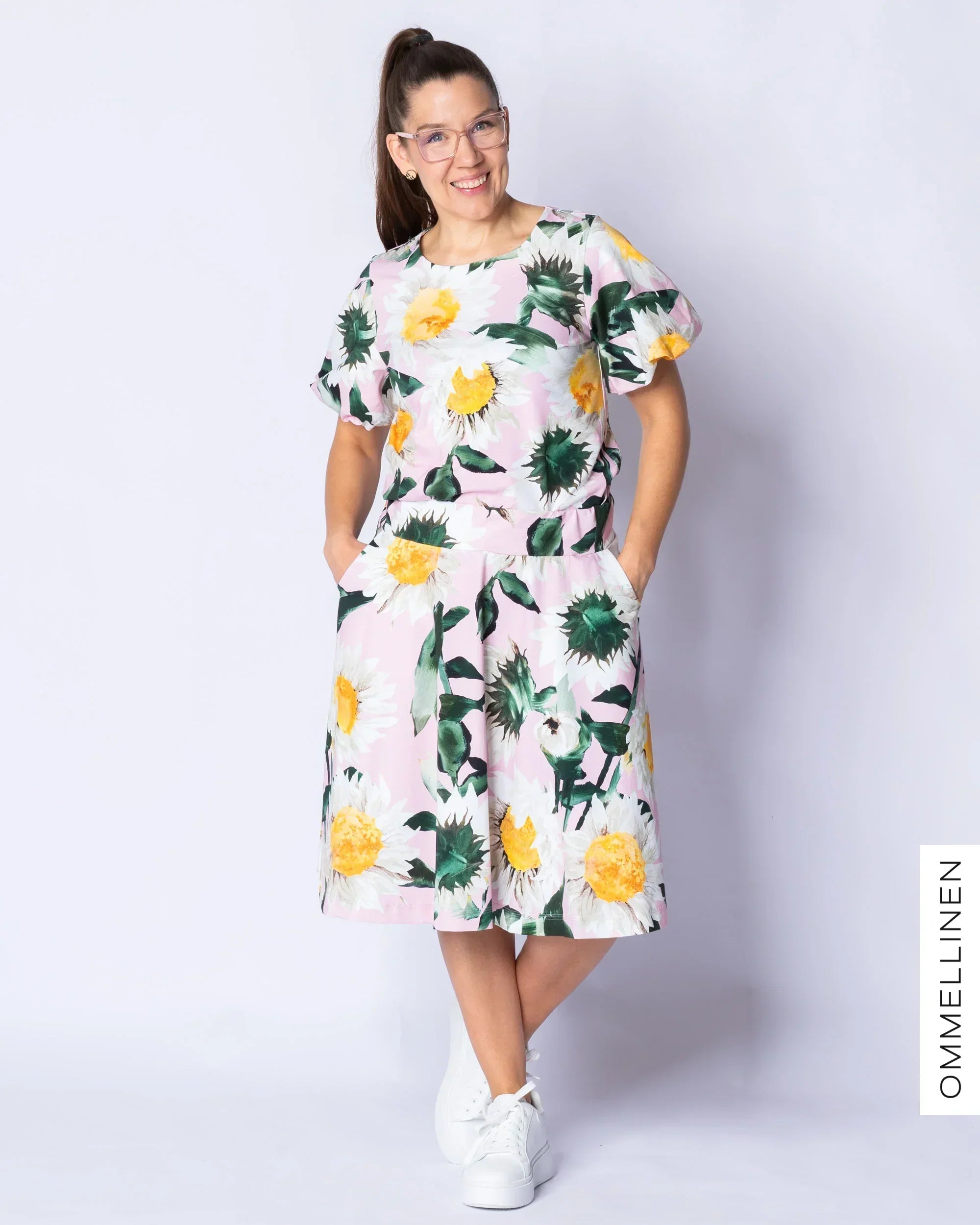 Lempihame, Auringonkukka - vaaleanpunainen