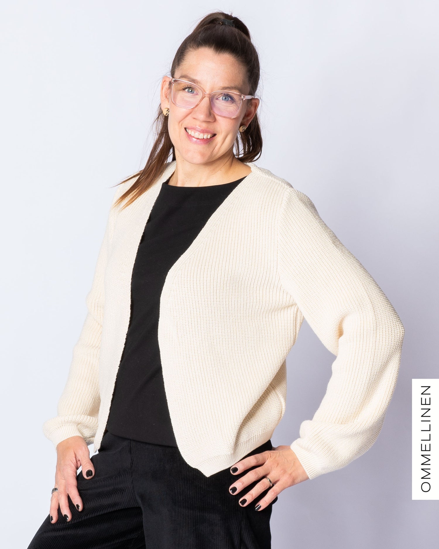 WHOOPS! NEULE cardigan, off-white - XL/XXL