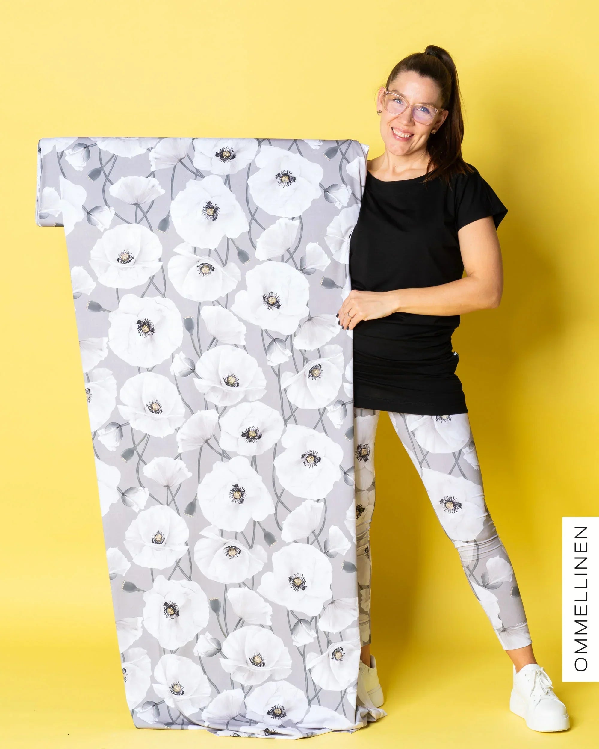 Lycra, Yökukka - vaaleanharmaa/valkoinen