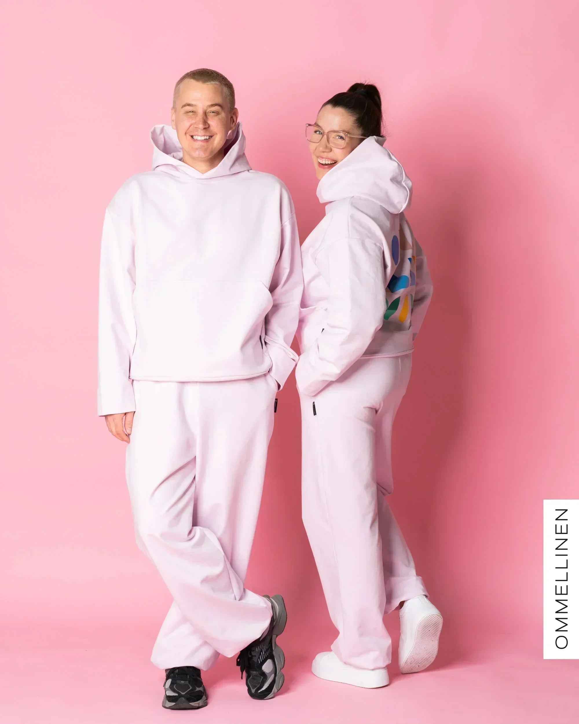 HUPS! MIKI -huppari, vaaleanpunainen - XL