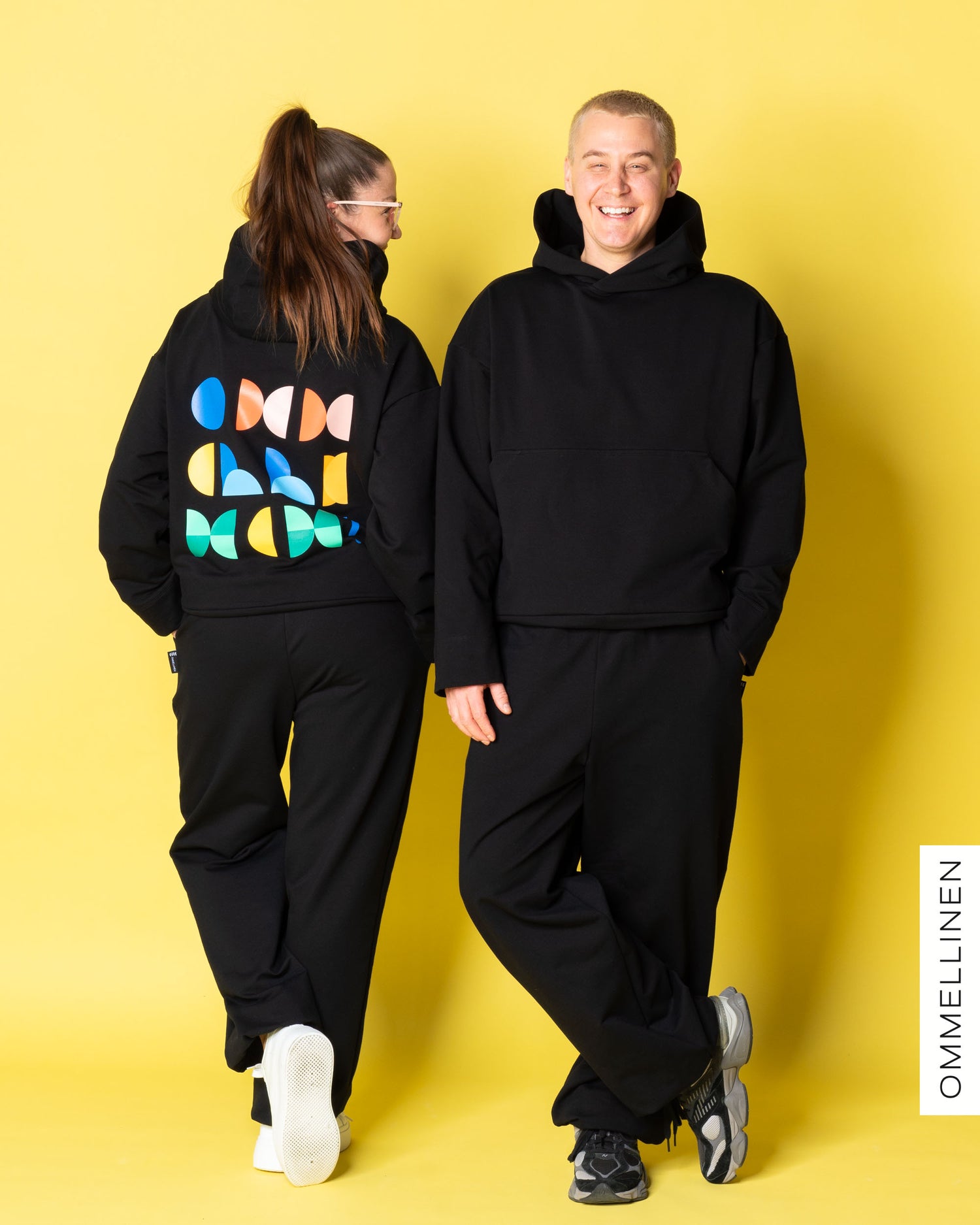 MIKI -pants, black