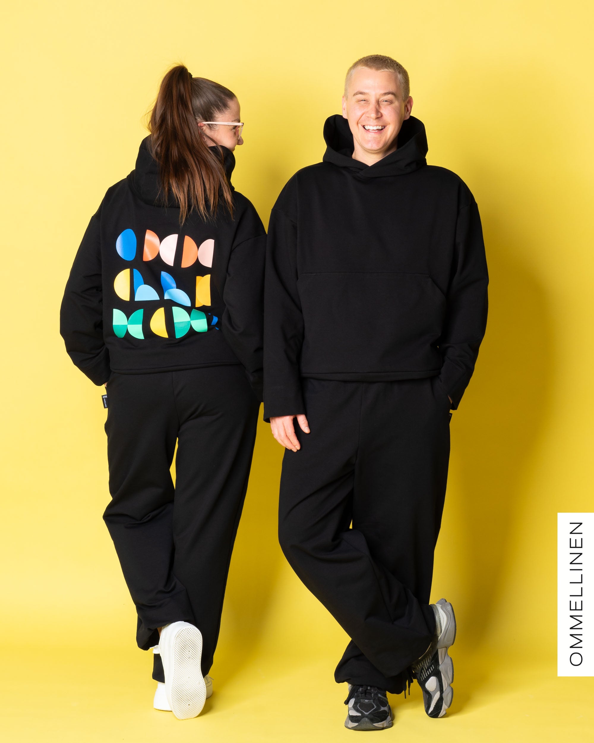 MIKI -pants, black