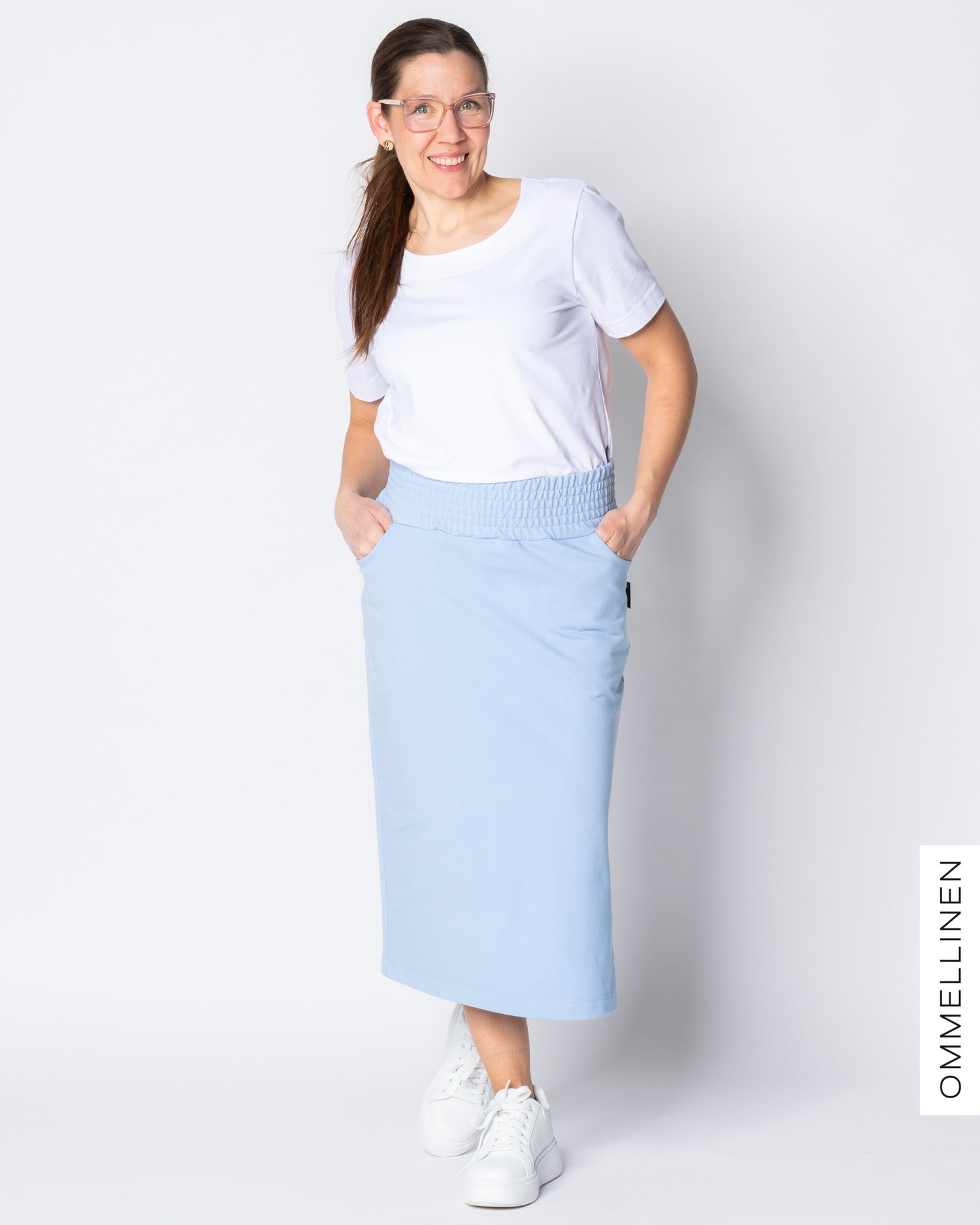 WHOOPS! MIKI -skirt, light blue - XXXL