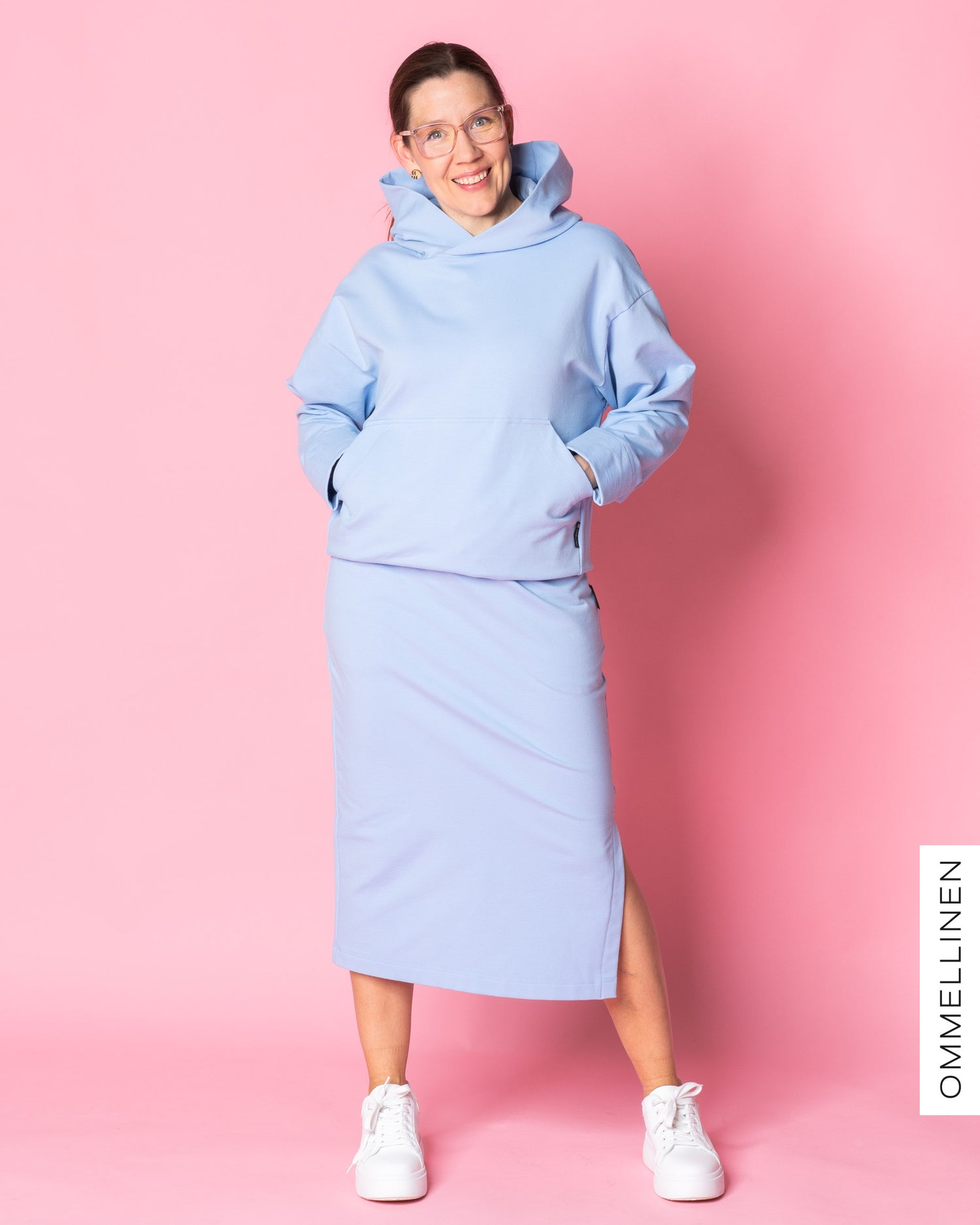 WHOOPS! MIKI -skirt, light blue - XXXL