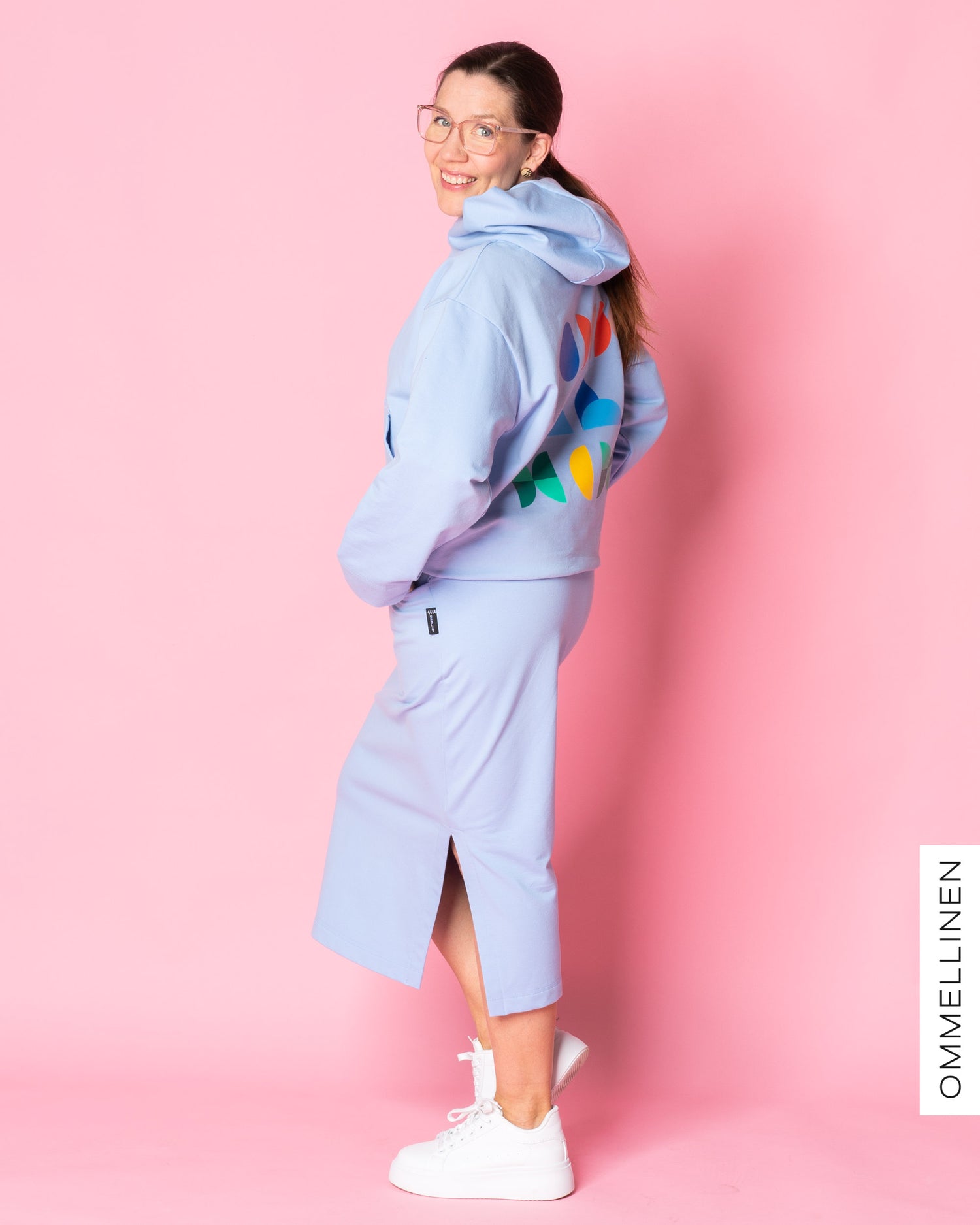 WHOOPS! MIKI -skirt, light blue - XXXL