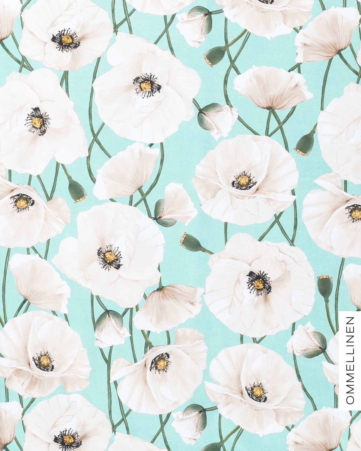 Digitrikoo, Yökukka - minttu/luonnonvalkoinen