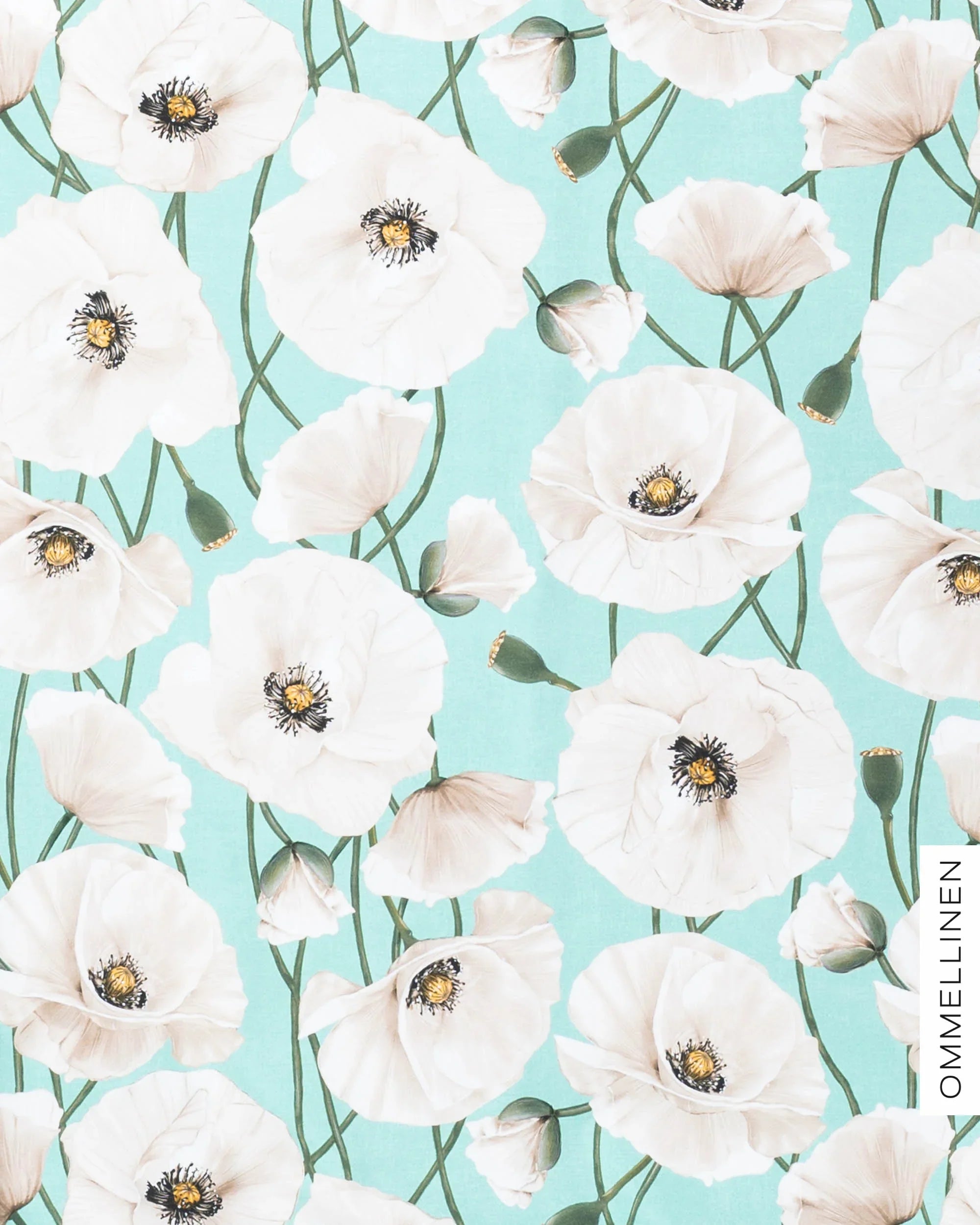 Digitrikoo, Yökukka - minttu/luonnonvalkoinen