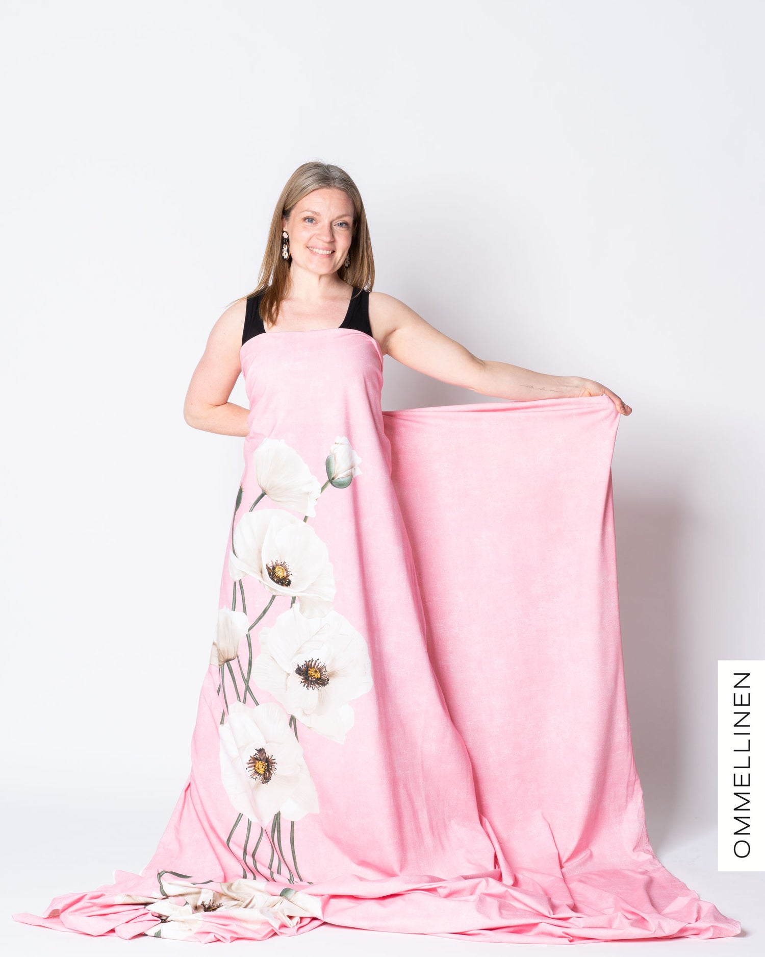 Digitrikoo, Yökukka RAPORTTI - vaaleanpunainen/luonnonvalkoinen