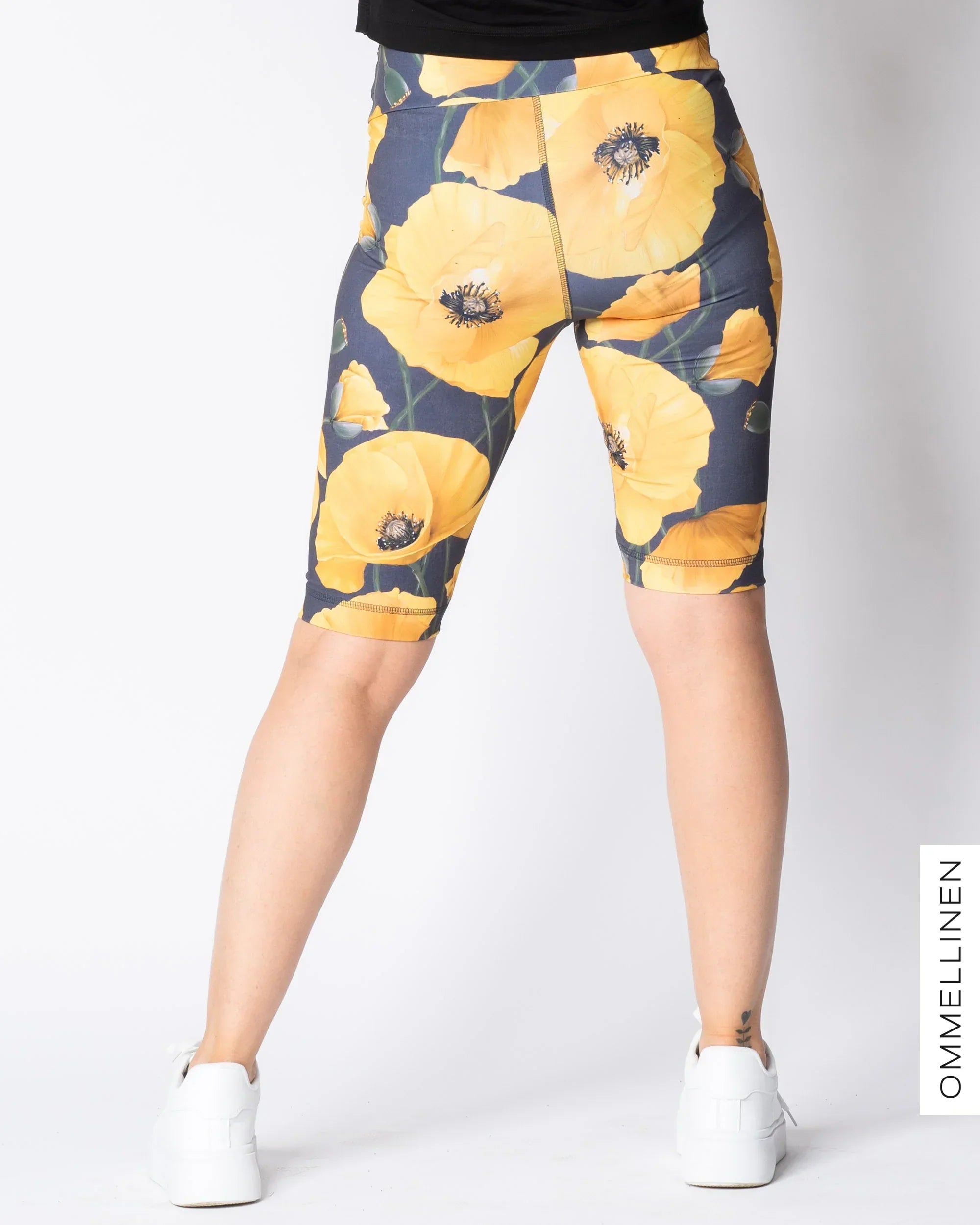 Sporttishortsit, Yökukka - harmaa/keltainen