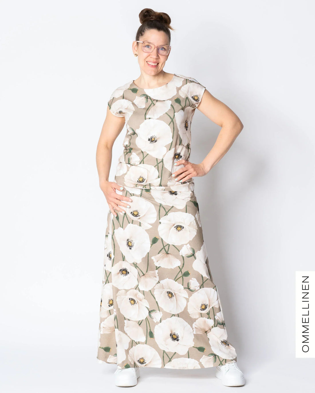 Maxihame, Yökukka - hiekka/luonnonvalkoinen