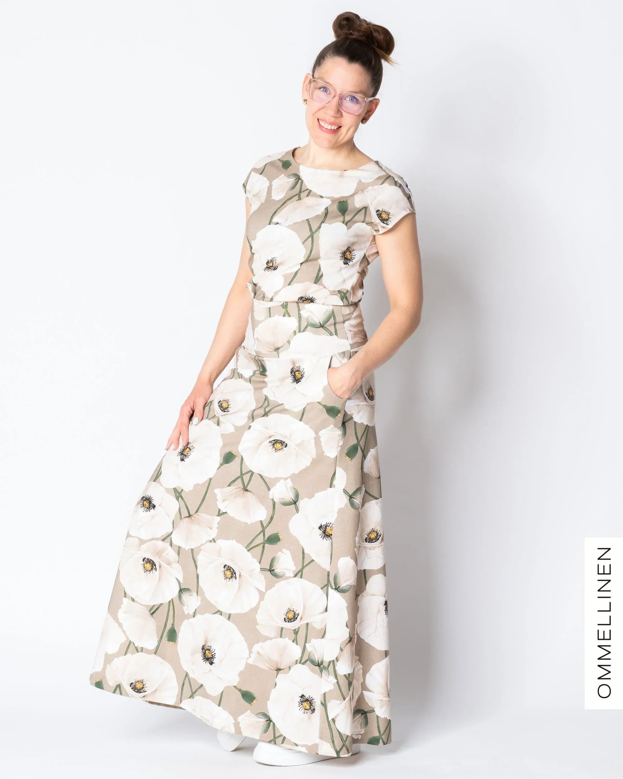 Maxihame, Yökukka - hiekka/luonnonvalkoinen