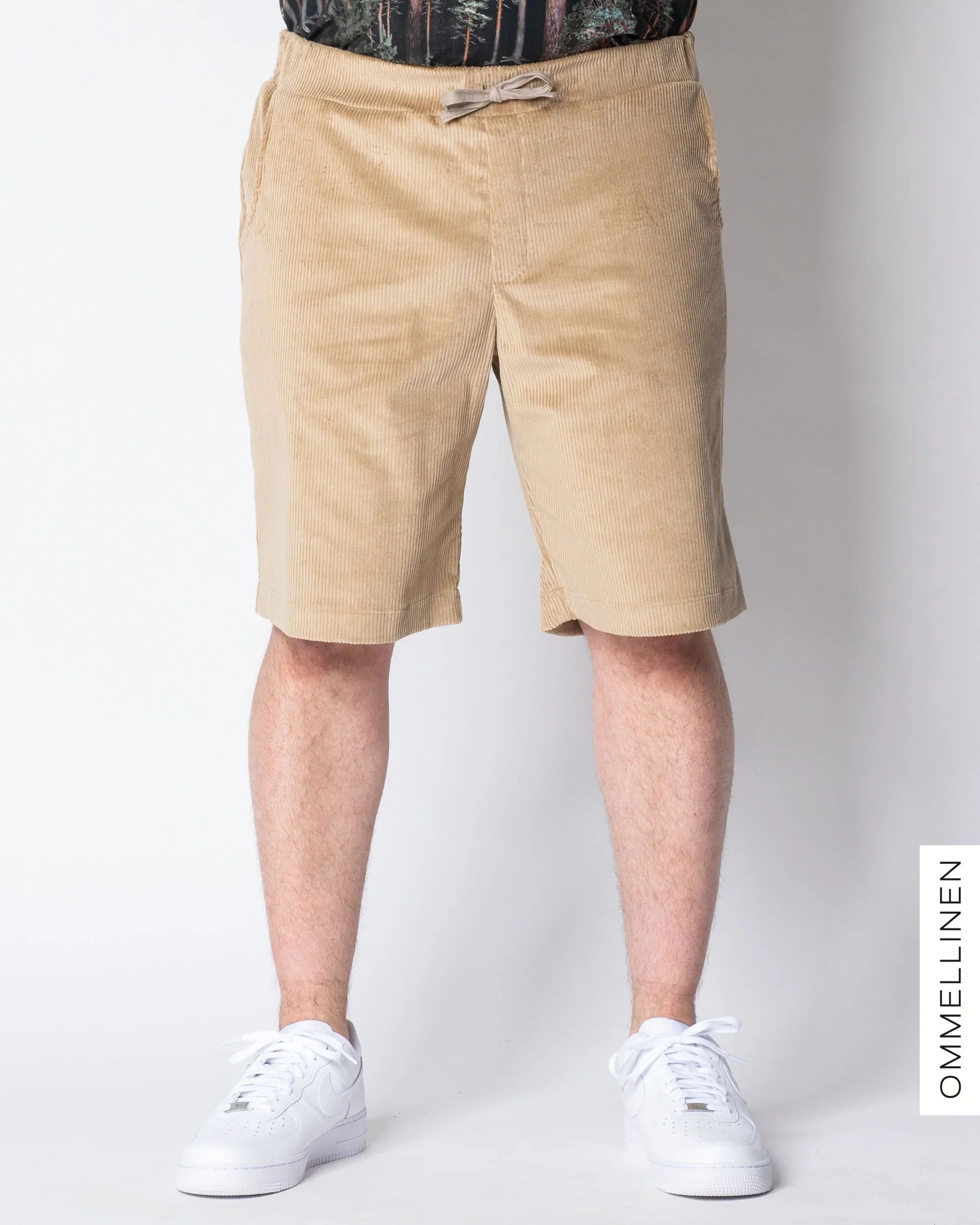 Miesten vakosamettishortsit, hiekka