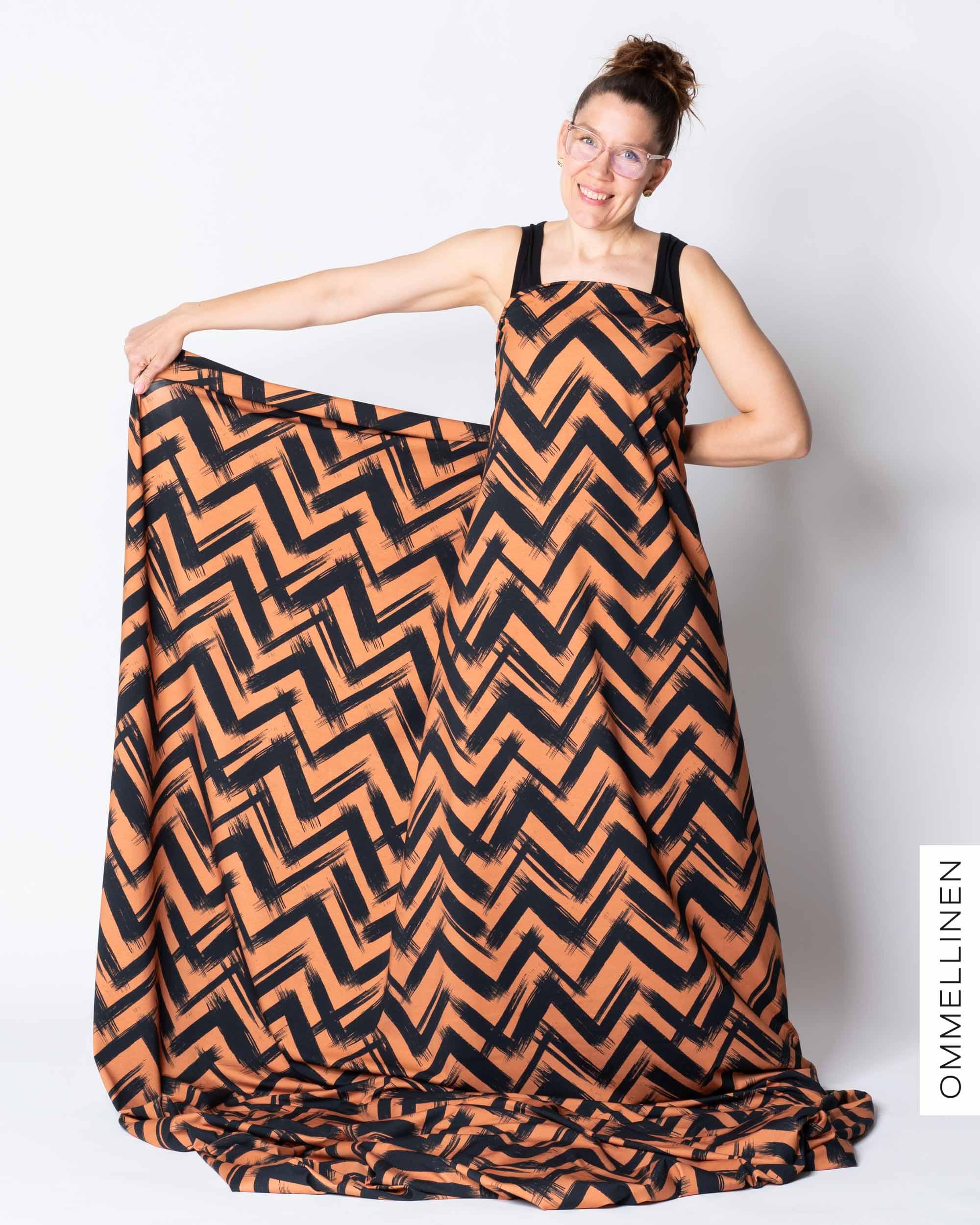 Digitrikoo, Siksak - ruskea