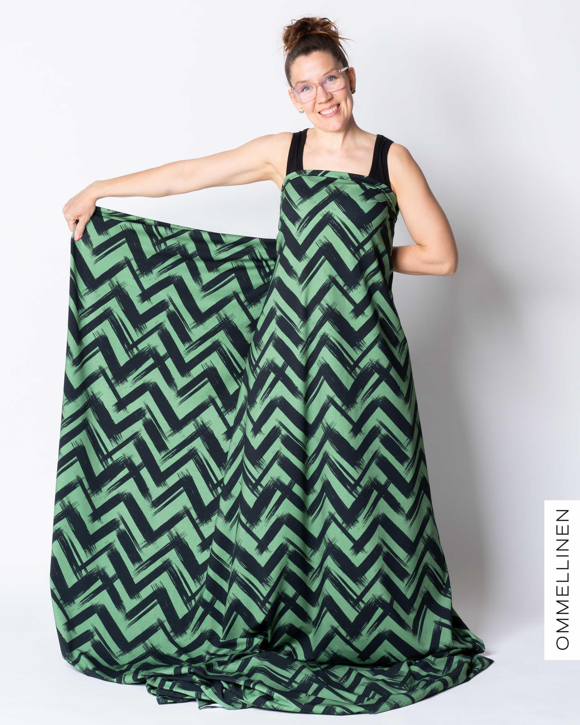 Digitrikoo - PALA, Siksak - vihreä