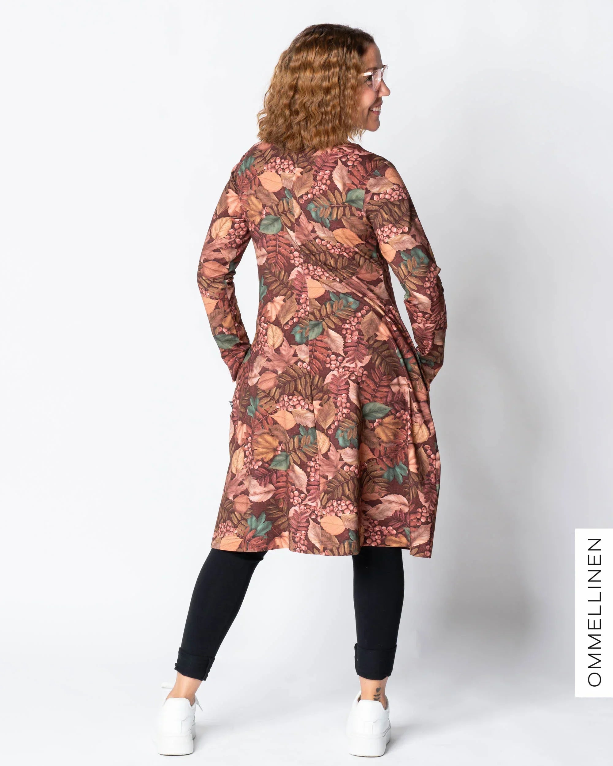 Mekkotunika, Syksyn lehdet - burgundi