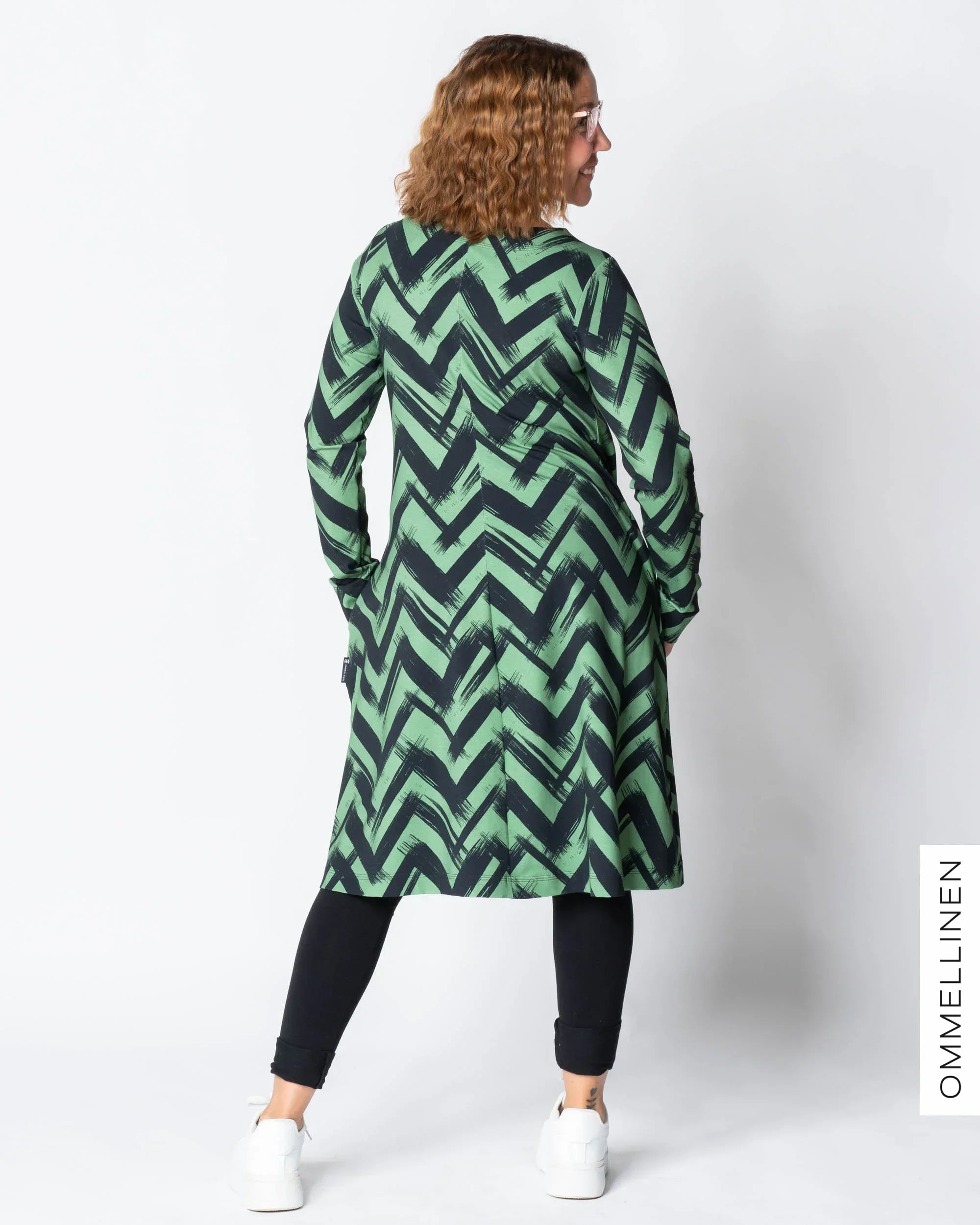 Mekkotunika, Siksak - vihreä