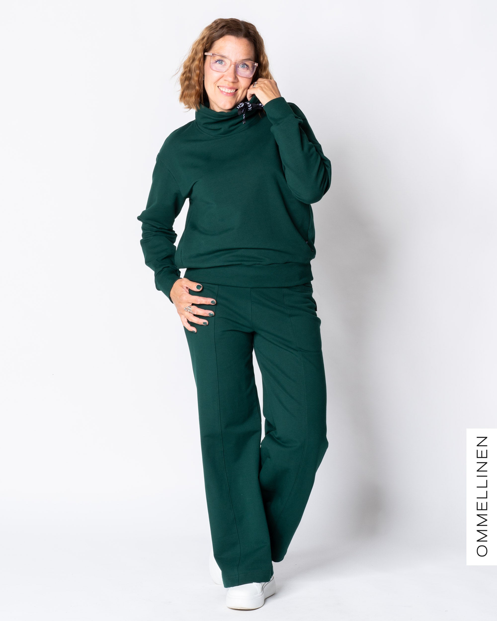 WHOOPS! KAULUS college shirt, emerald - XL