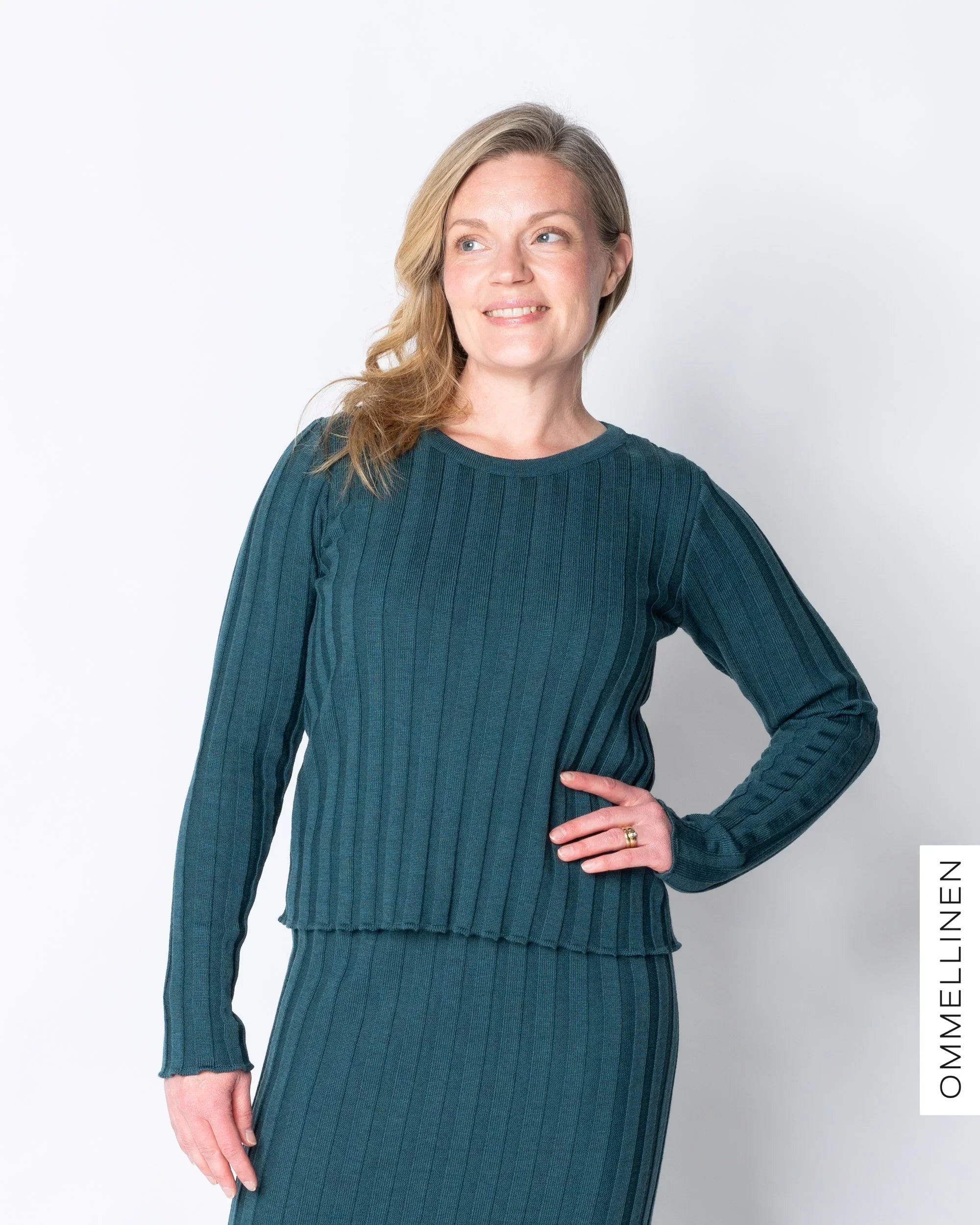 Ribbipaita - merinovilla, petrooli