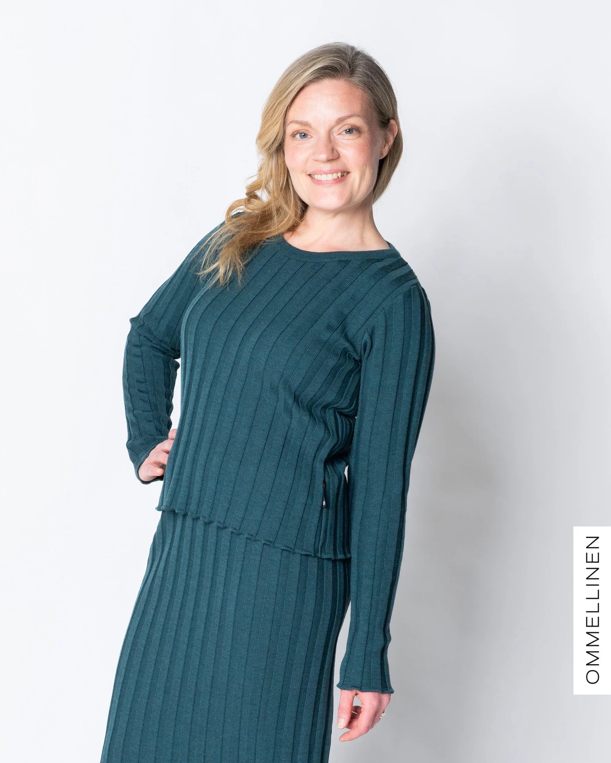 Ribbipaita - merinovilla, petrooli