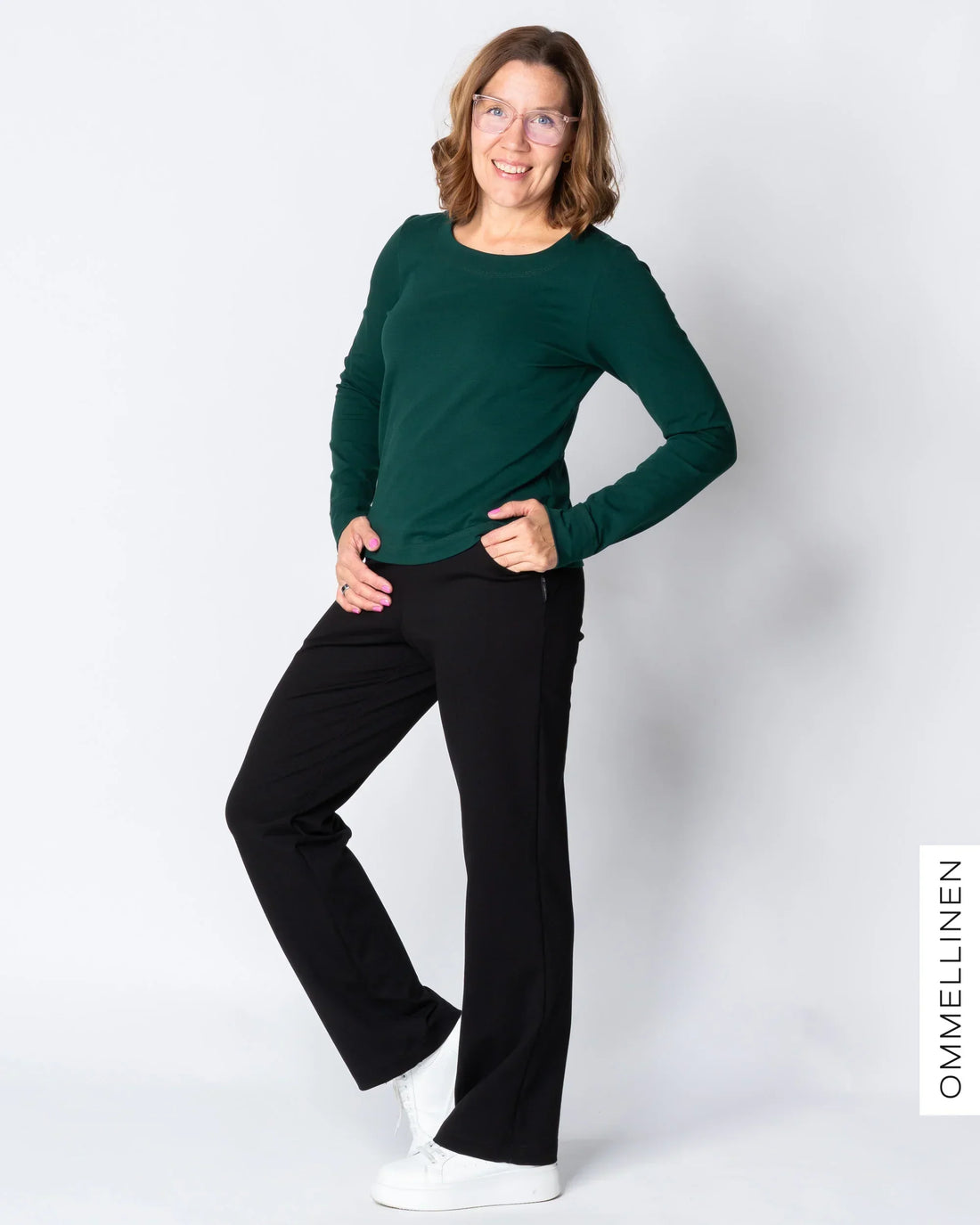 Tyylihousut - NORMAALI LAHJE, musta