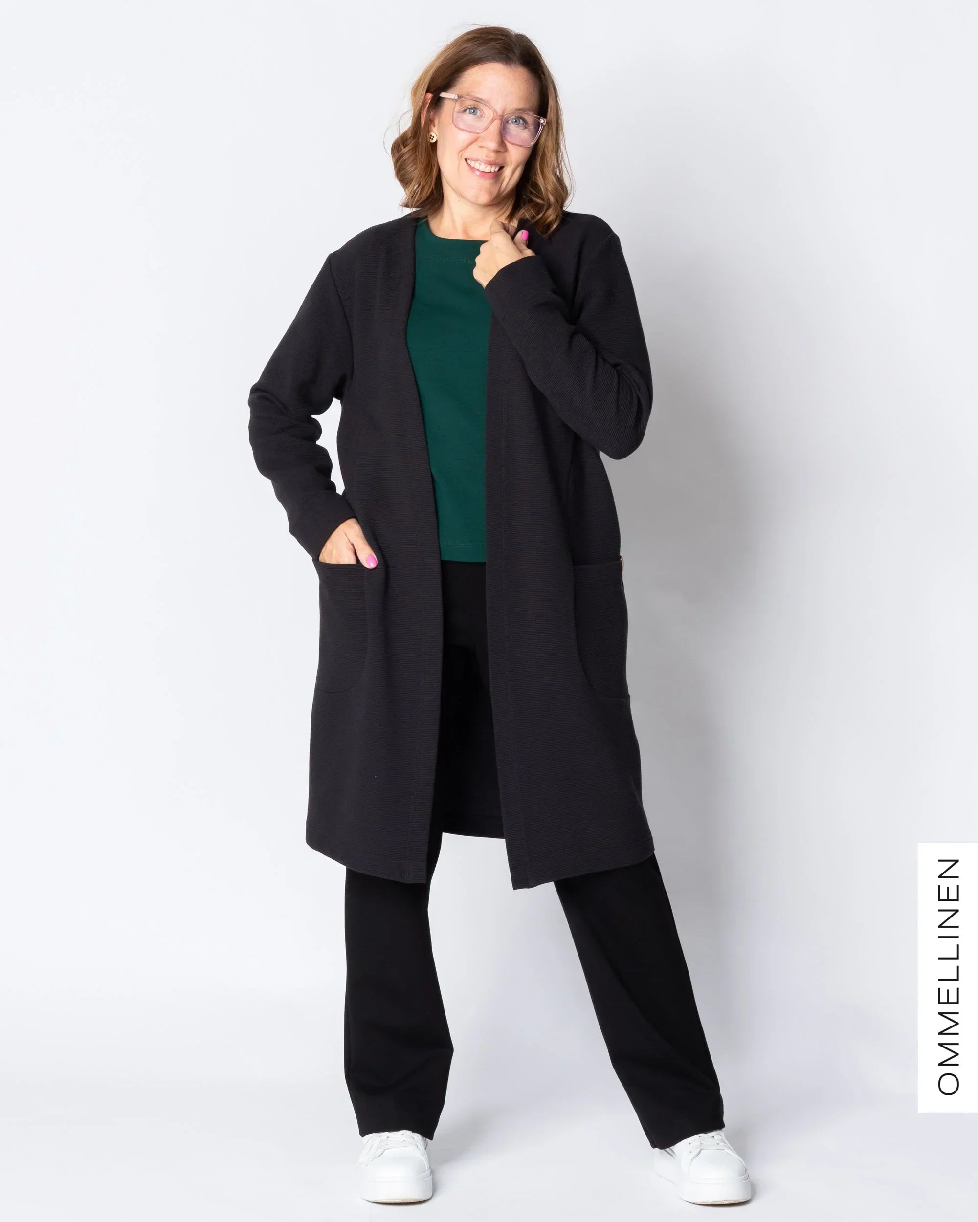 Tyylihousut - PITKĂ LAHJE, musta