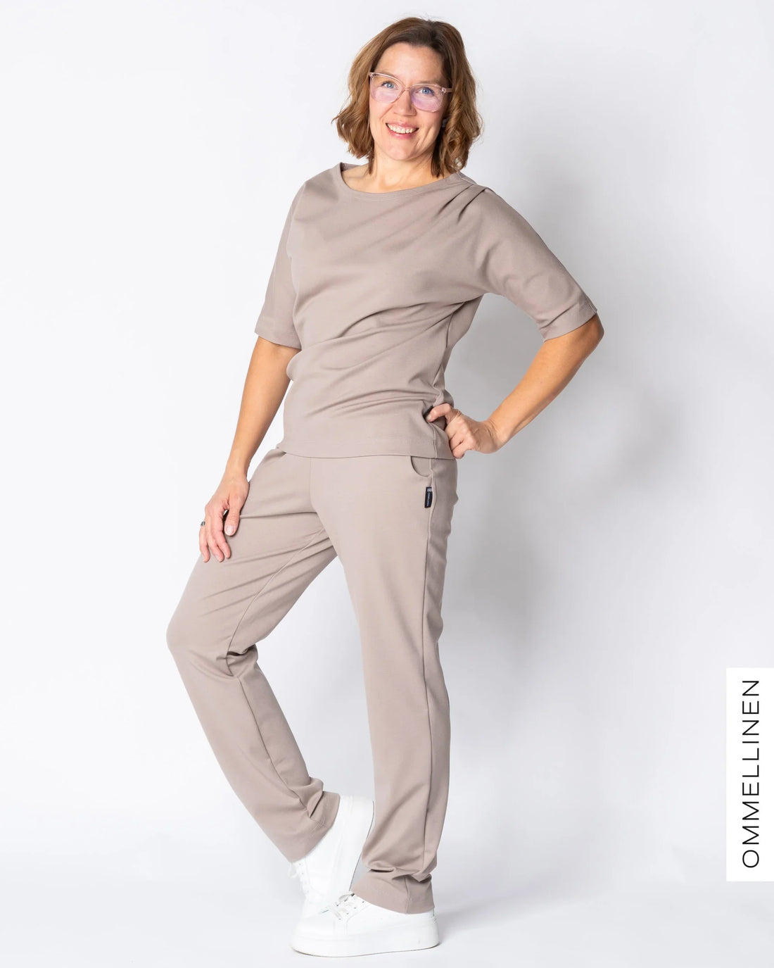 Laskosteeppari 1/2-hiha, latte