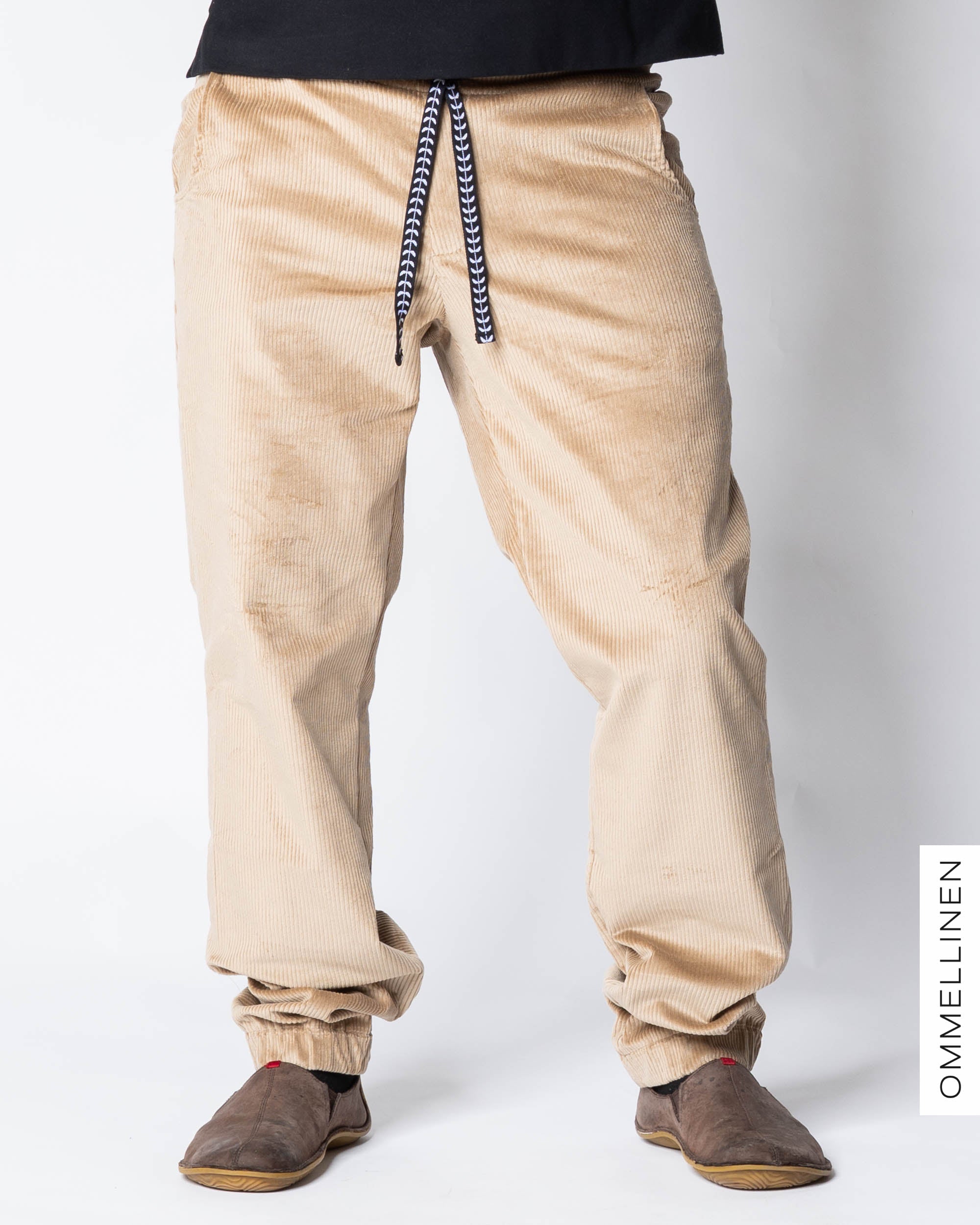 Miesten vakosamettihousut, hiekka