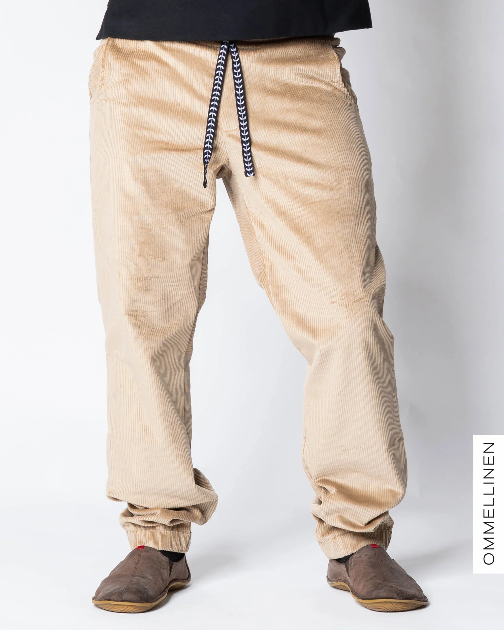 Miesten vakosamettihousut, hiekka