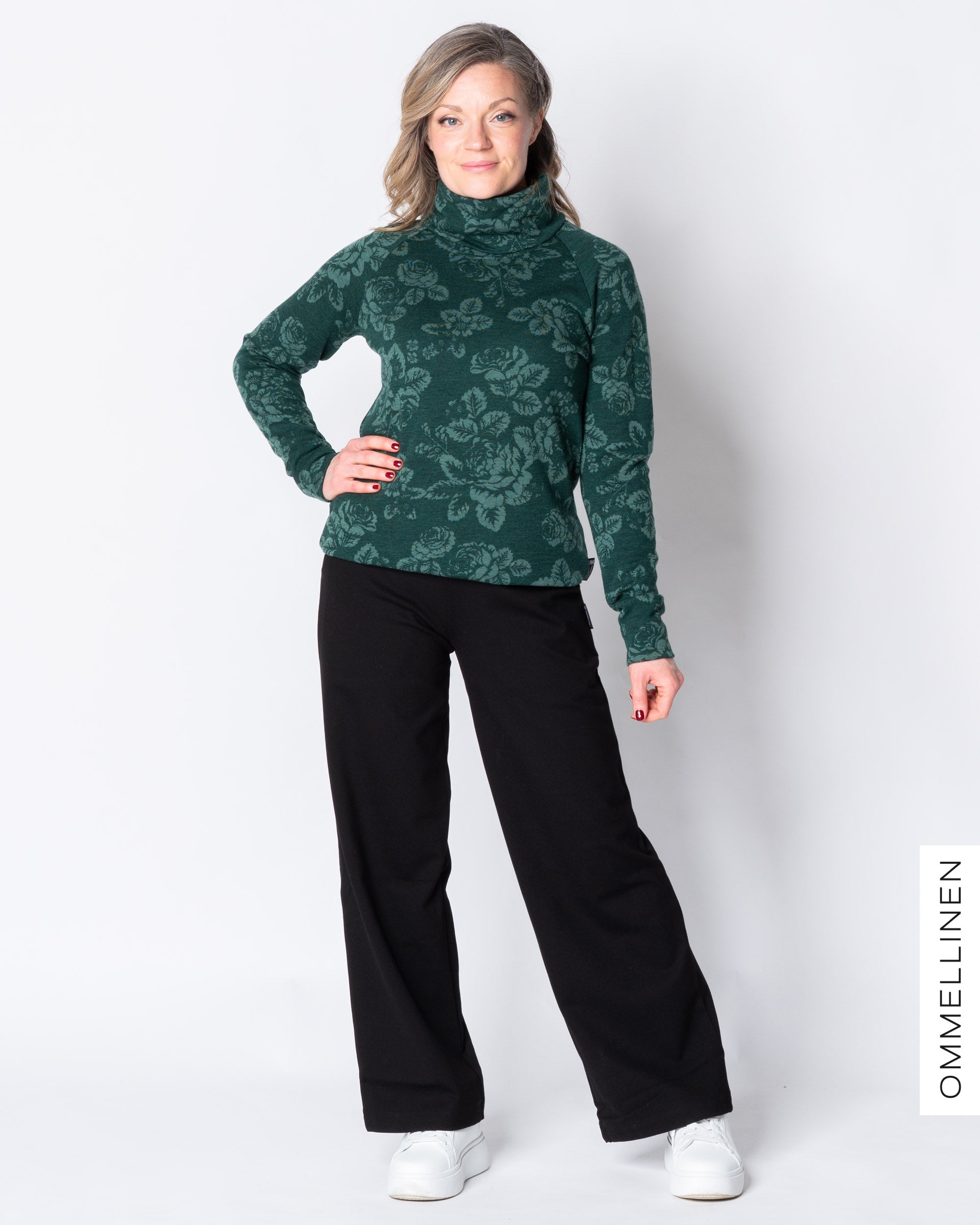 Merinopoolo, Babushka Roses - vihreä