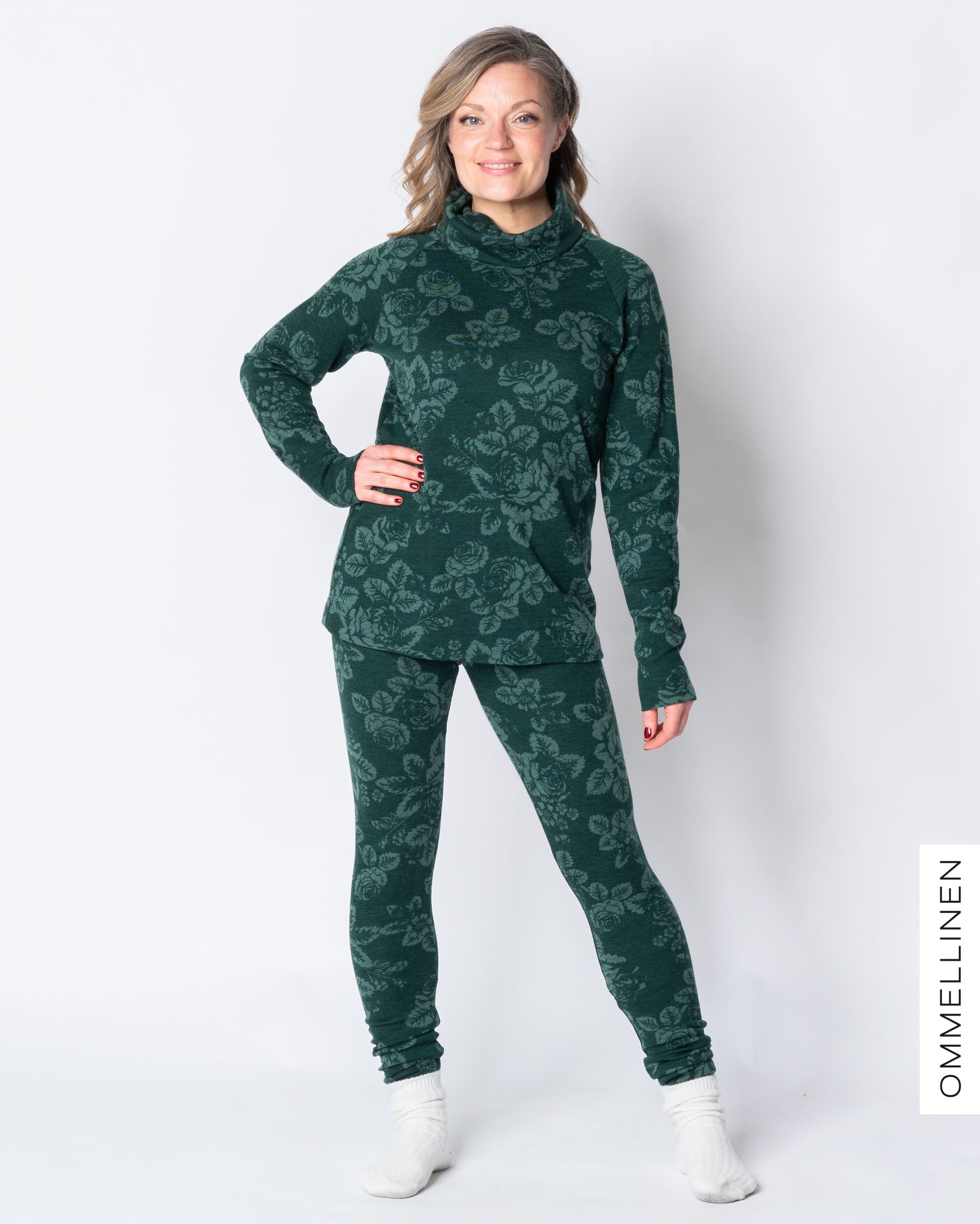 Merinoleggarit, Babushka Roses - vihreä