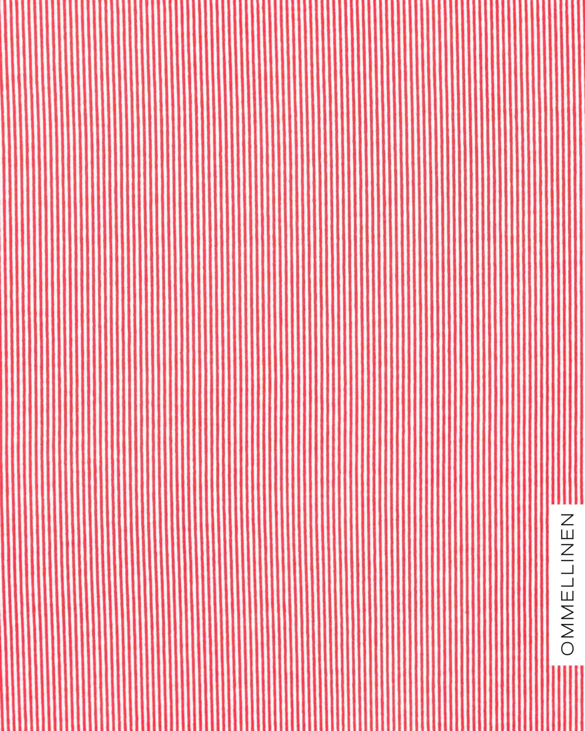 Raitaribbi, punainen/valkoinen