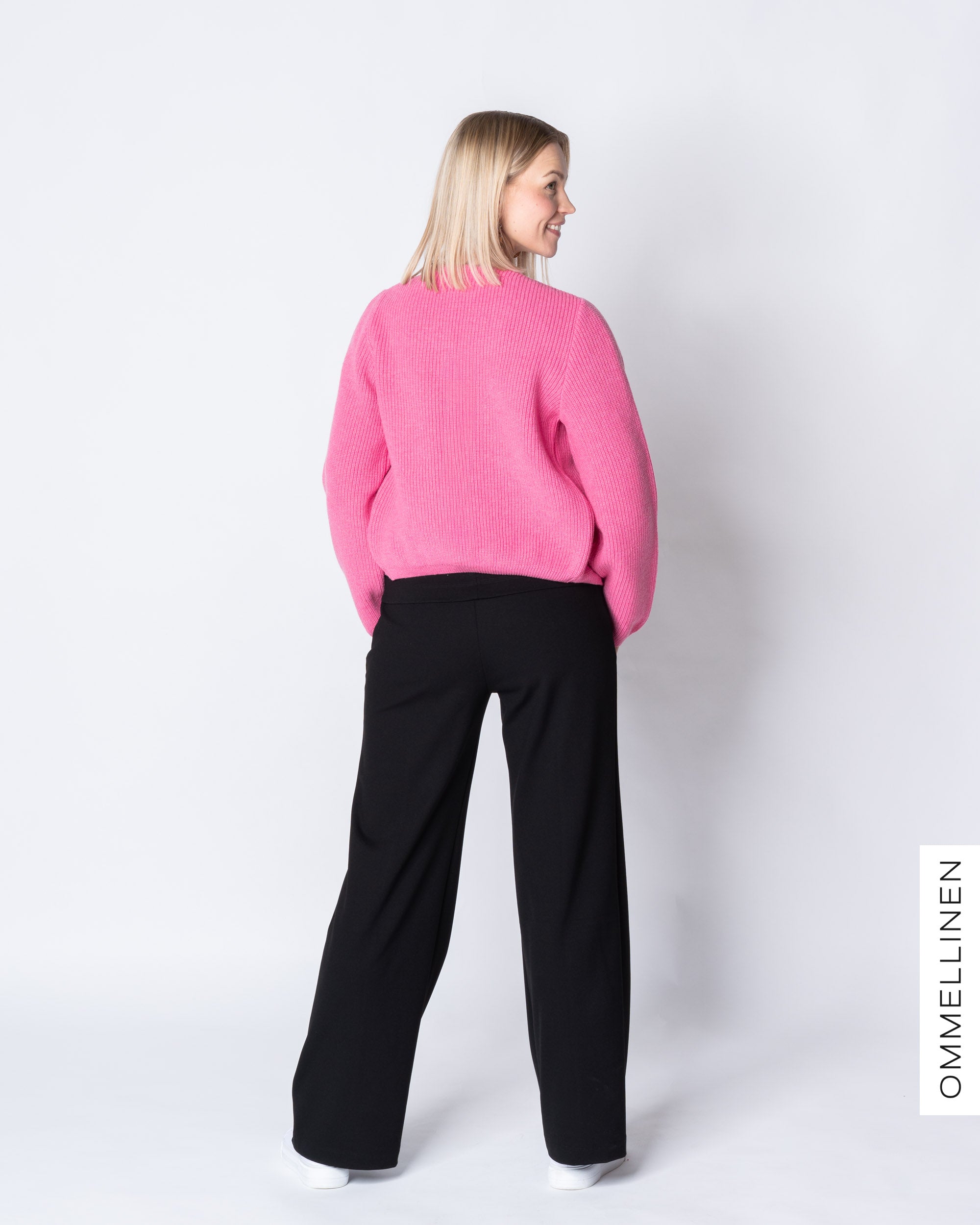 Neuletakki - merino, vadelma