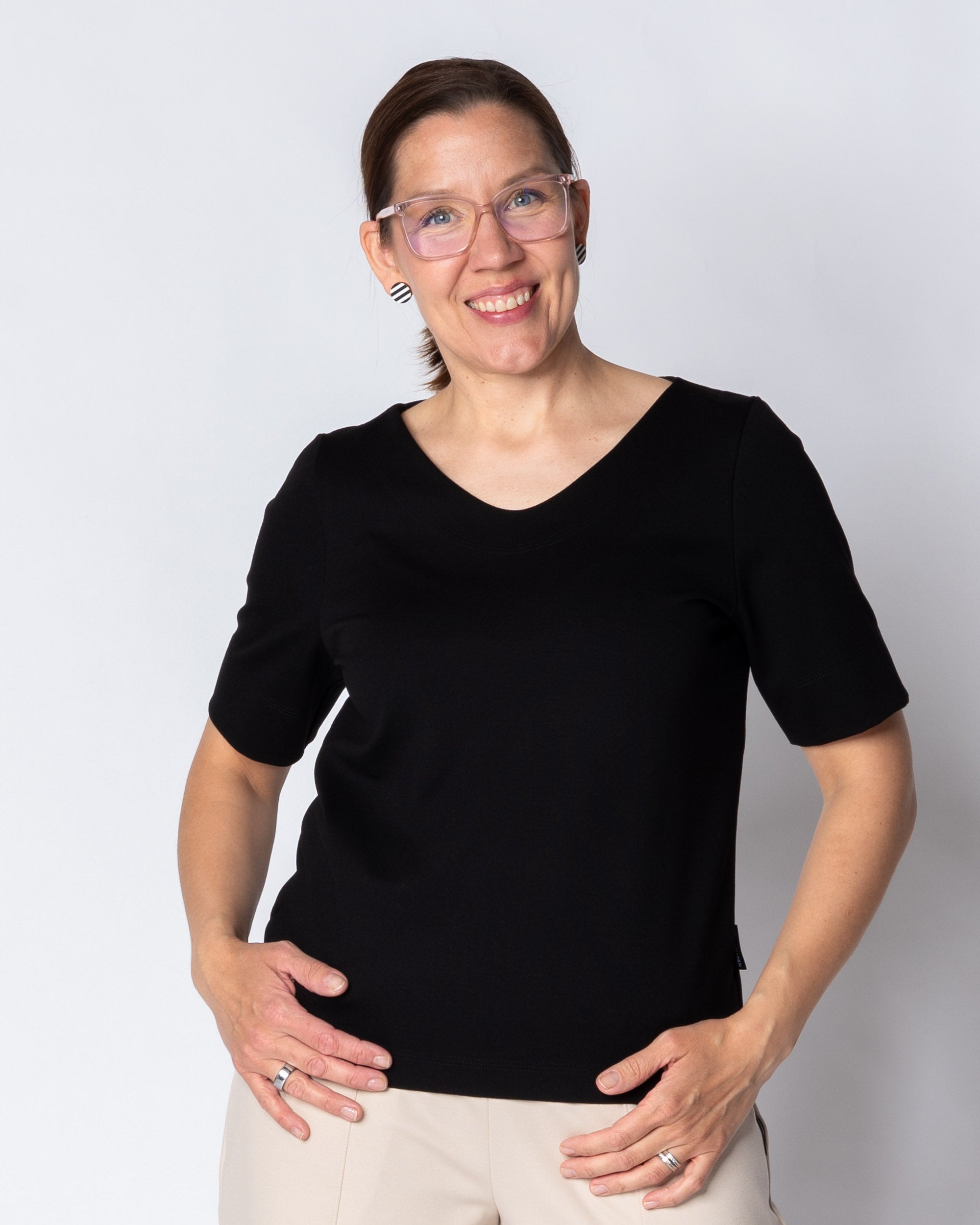 WHOOPS! UPEUS t-shirt, black - M