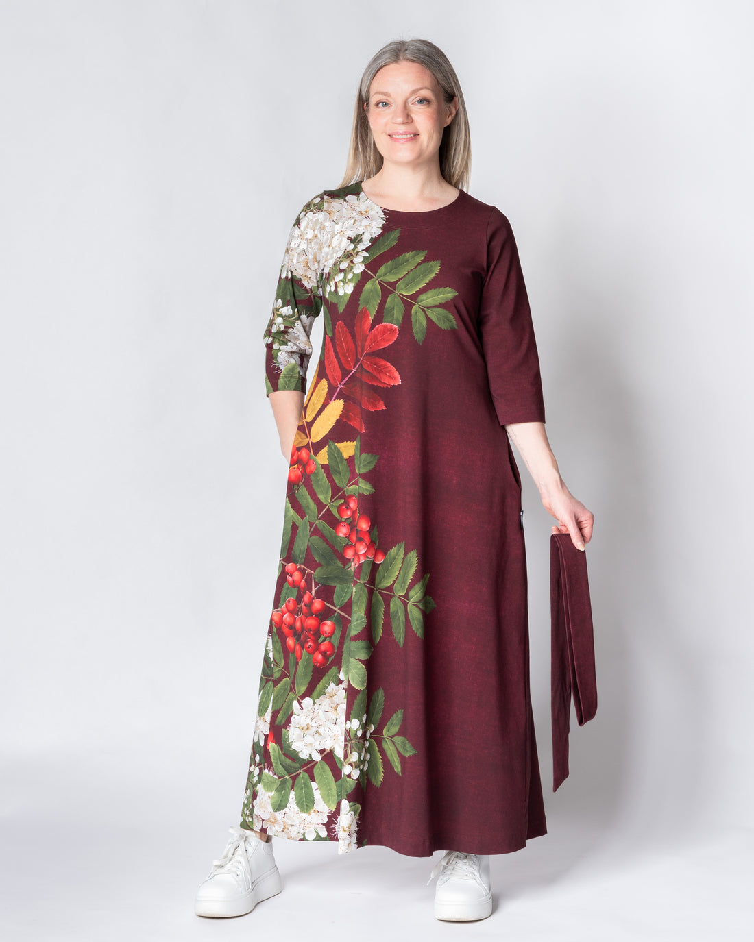 HUPS! Unelmamekko, JĂ€ttipihlaja - tumma viini - 2XL